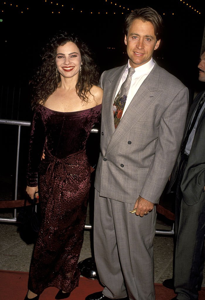 Fran Drescher and husband Peter Marc Jacobson at the Los Angeles Premiere of "The Prince of Tides" | Source: Getty Images