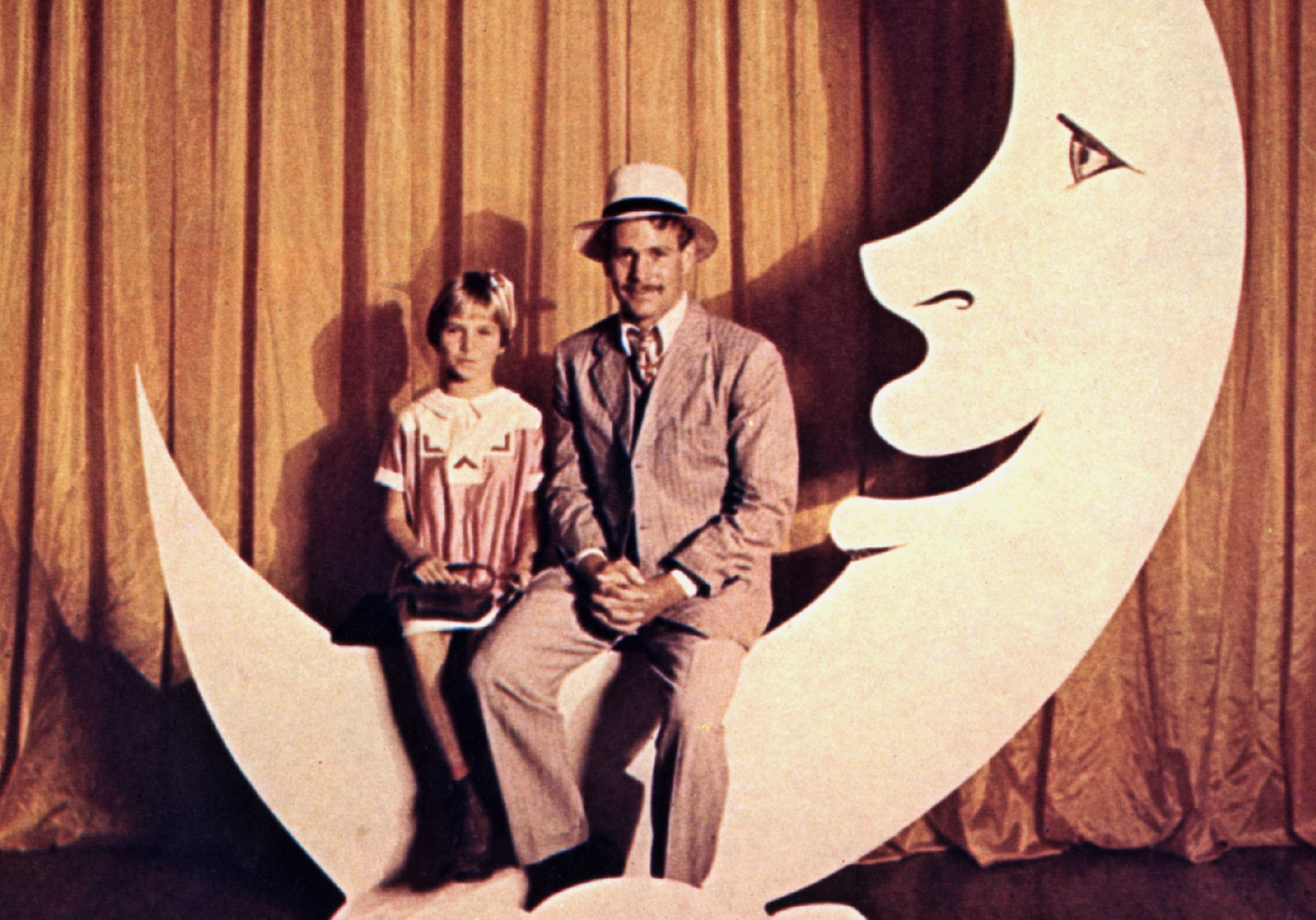 Tatum O'Neal und Ryan O'Neal in "Paper Moon", ca. 1973 | Quelle: Getty Images
