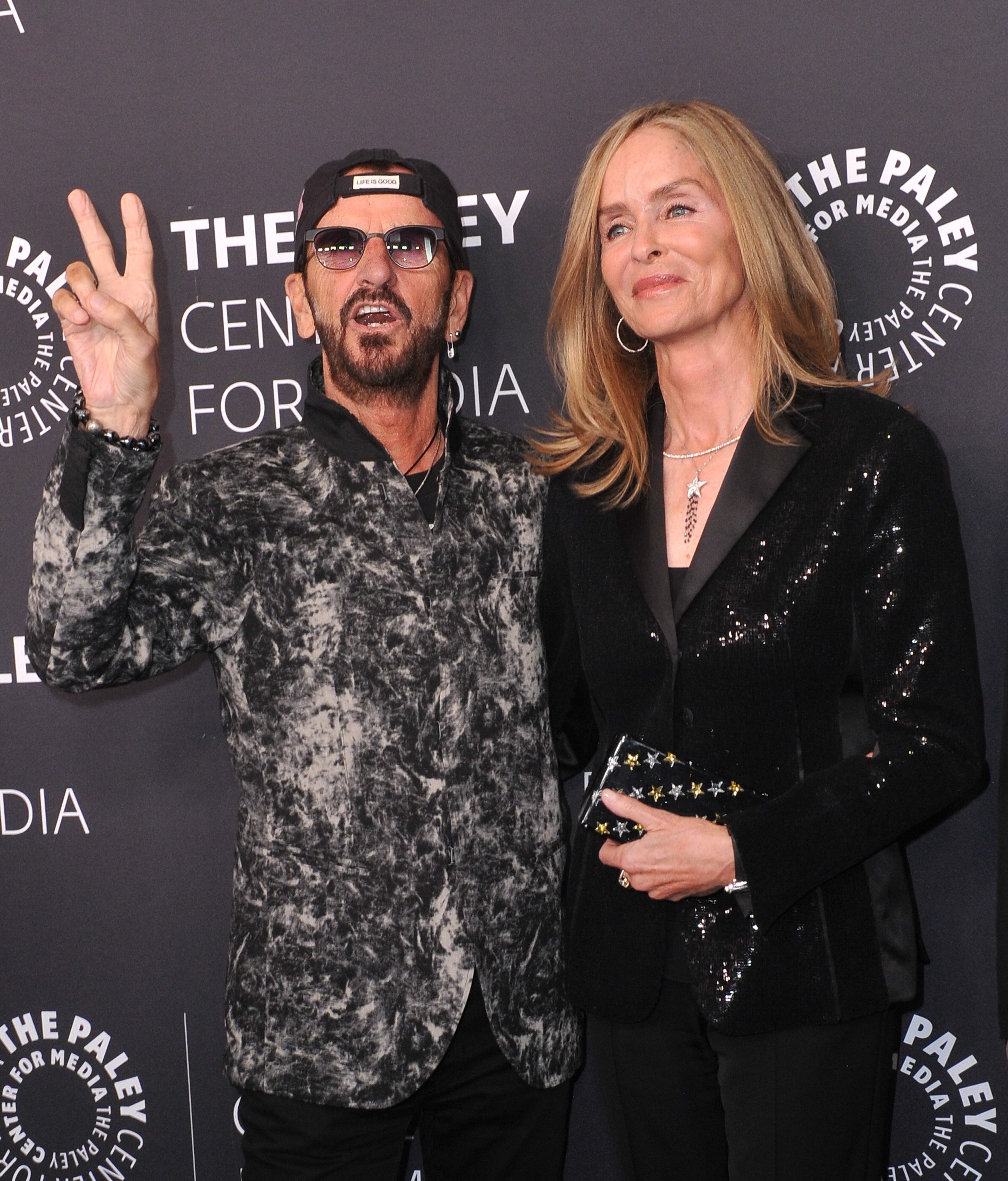 Ringo Starr and his wife Barbara Bach at the Beverly Wilshire Four Seasons Hotel on October 25, 2018, in Beverly Hills, California. I Source: Getty Images