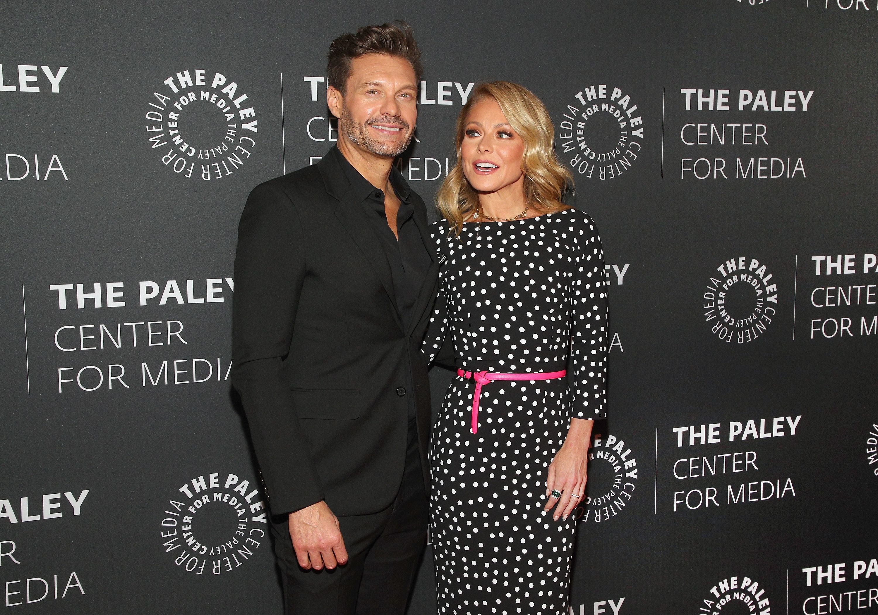 Ryan Seacrest and Kelly Ripa attend The Paley Center For Media Presents: An Evening with "Live with Kelly and Ryan" at Paley Center For Media on March 04, 2020 in New York City. | Source: Getty Images