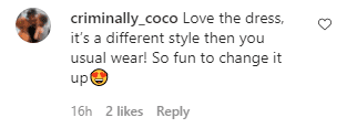 A fan's comment on Coco Austin's Instagram post | Photo: Instagram/coco