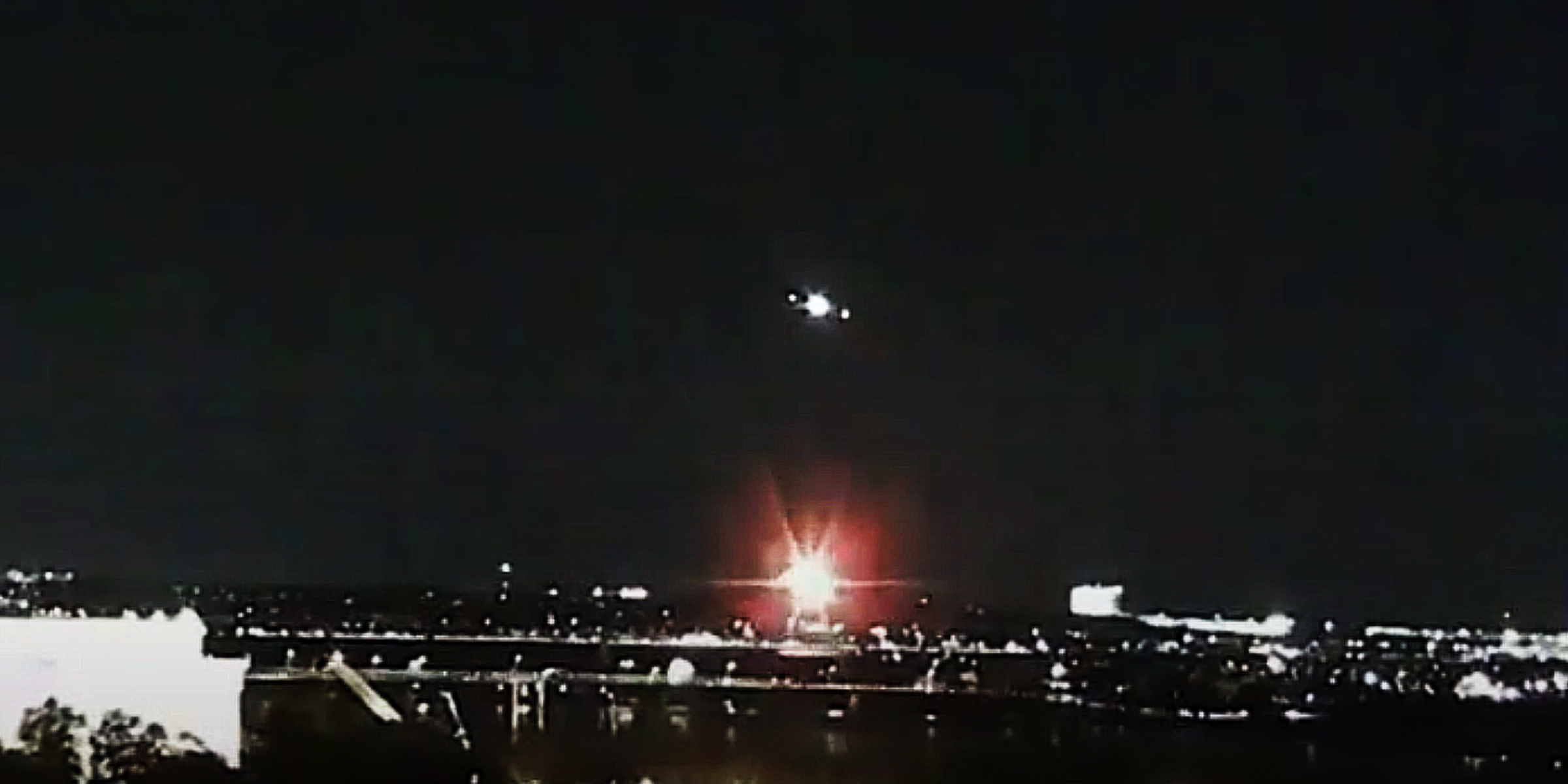 The American Airlines plane crash | Source: YouTube/FOX 4 Dallas-Fort Worth