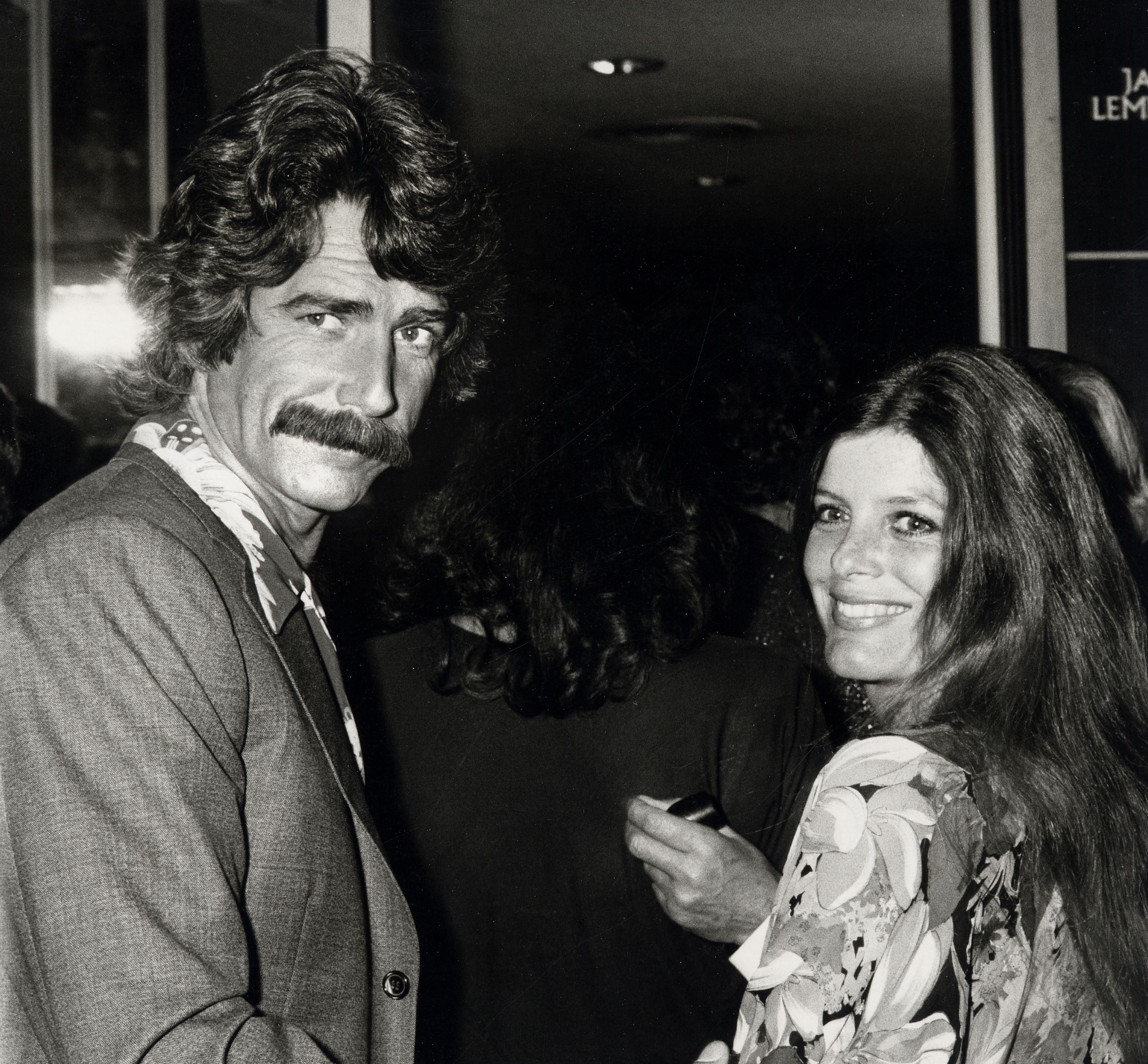Actor Sam Elliott and actress Katharine Ross attending a film premiere on March 6, 1979 in California. | Source: Getty Images