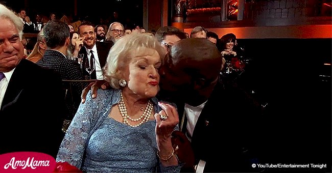 Terry Crews lip syncs 'The Golden Girls' and kisses Betty White in an adorable throwback video
