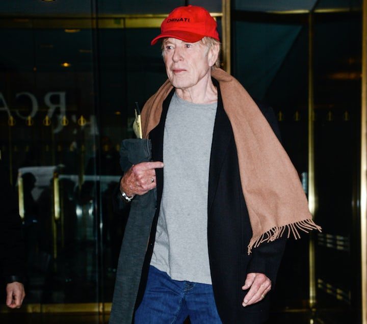 Robert Redford candidly walking on the street. | Source: Getty Images