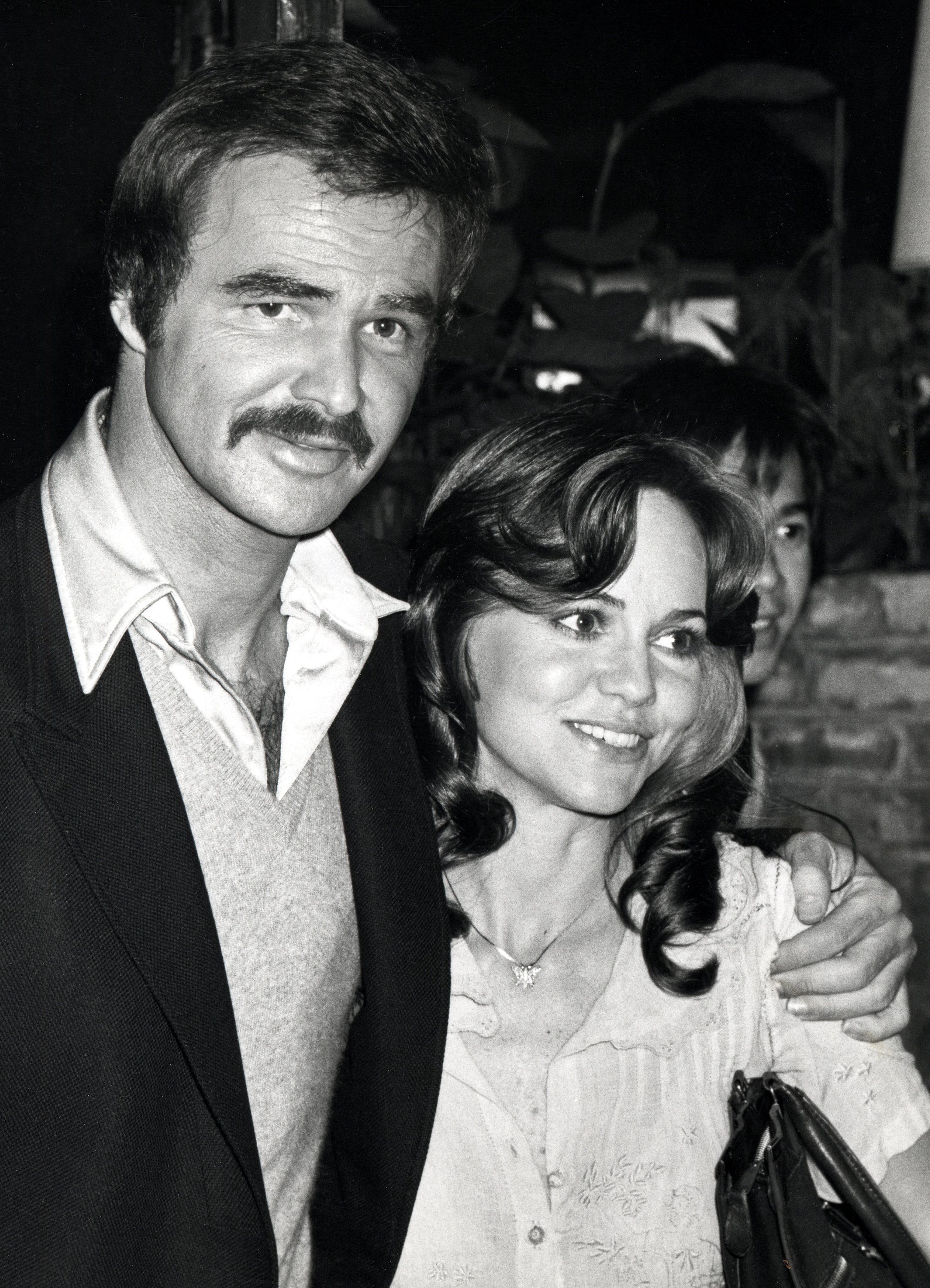 Actor Burt Reynolds and actress Sally Field during Bert Reynolds and Sally Field sighting at Steak Pit Restaurant on March 15, 1978 in Los Angeles, California ┃Source: Getty Images