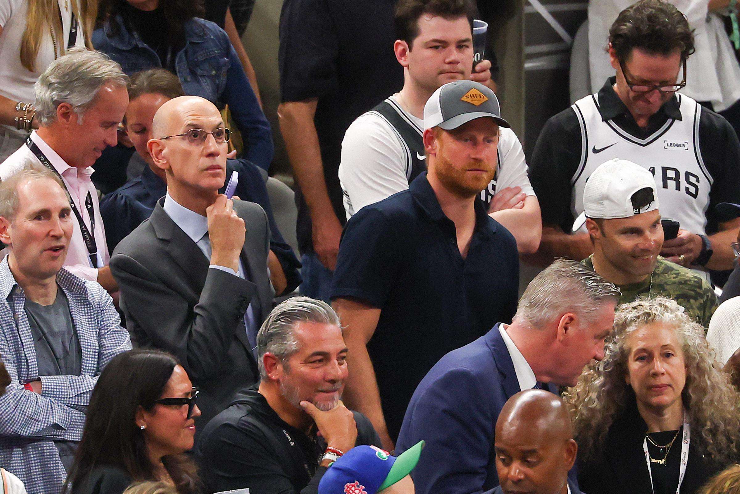 Harry's appearance at the NBA Finals continued a string of public outings he attended without Meghan, Duchess of Sussex. The invitation came after he took part in the Warrior Games, which inspired the creation of the Invictus Games. | Source: Getty Images
