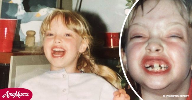Funny little girl in a photo has grown up to become one of the sexiest Hollywood stars