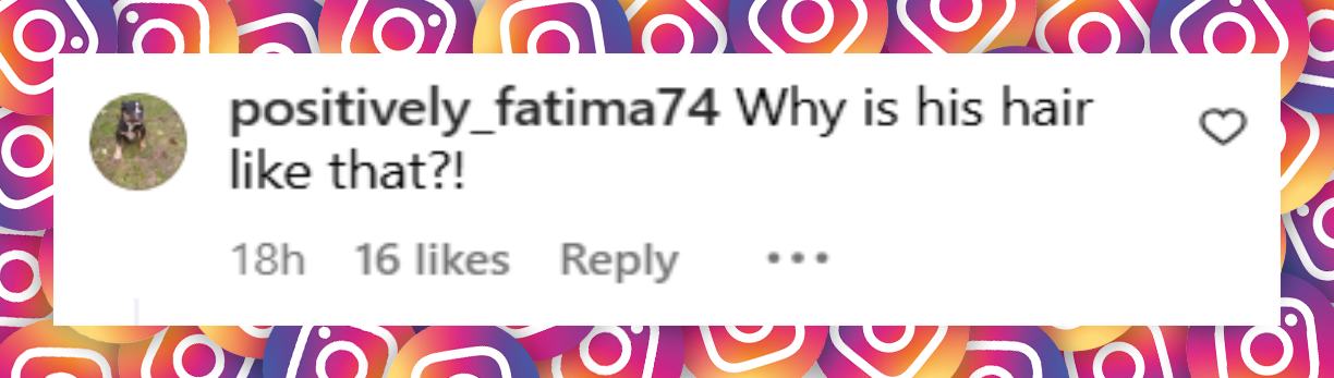 A netizen's comment about Bradley Cooper's appearance during a dinner outing with Jennifer Garner in California, dated July 21, 2025 | Source: Instagram/justjared