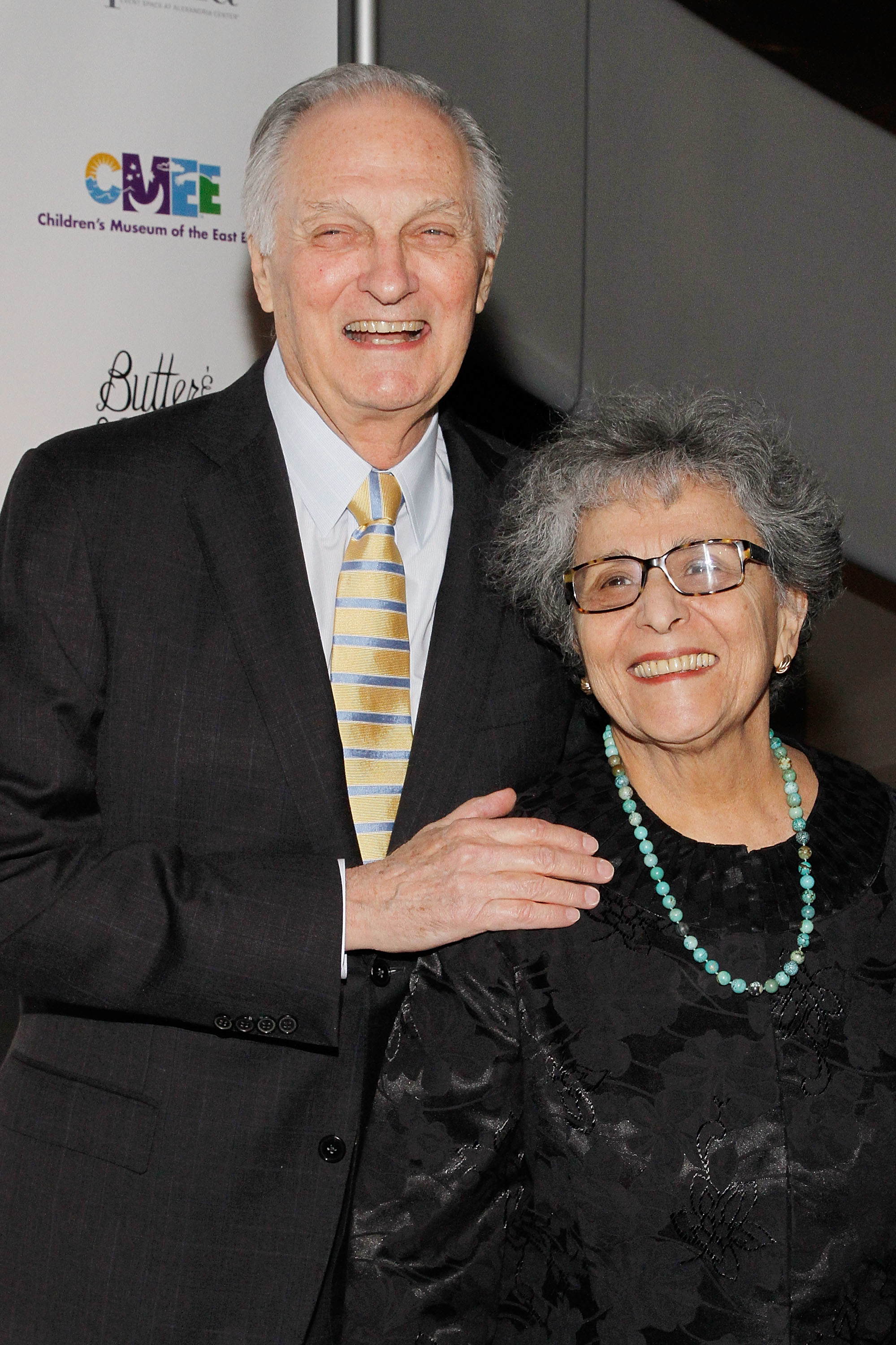 Alan Alda and Arlene Alda attend the 2014 "CMEE In The City" fundraiser at Riverpark on February 25, 2014 in New York City | Source: Getty Images