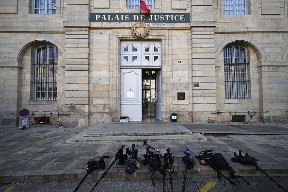 Le tribunal de Vesoul, dans l'est de la France, le 21 novembre 2020, le dernier jour du procès de Jonathann Daval. | Photo :Getty Images