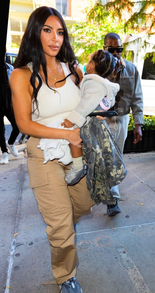 Kim Kardashian, Kanye West take their kids North West, Saint West, Chicago West, Psalm West | Photo: Getty Images