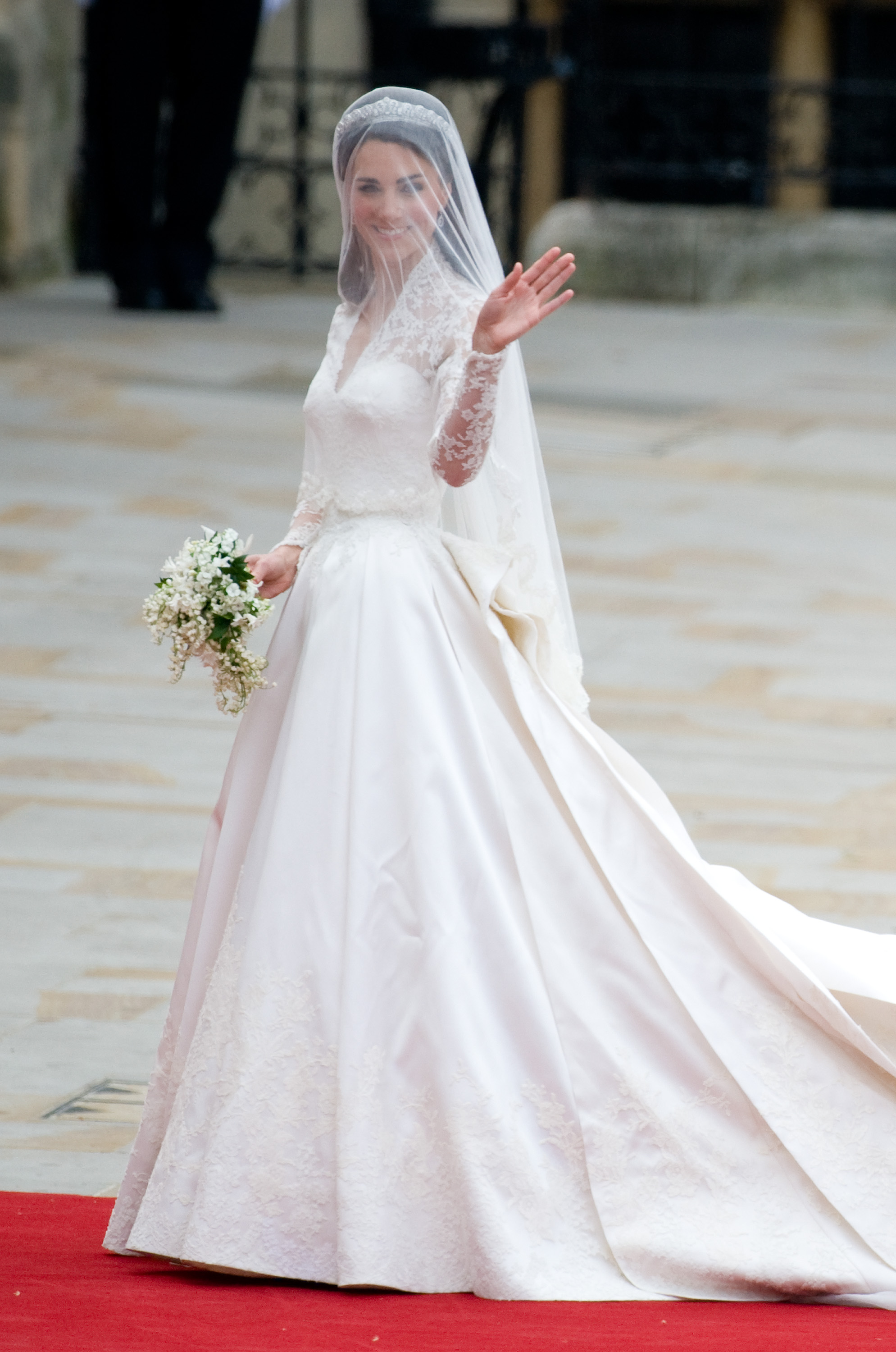 Catherine Middleton during her Royal Wedding to Prince William at Westminster Abbey on April 29, 2011, in London, England. | Source: Getty Images