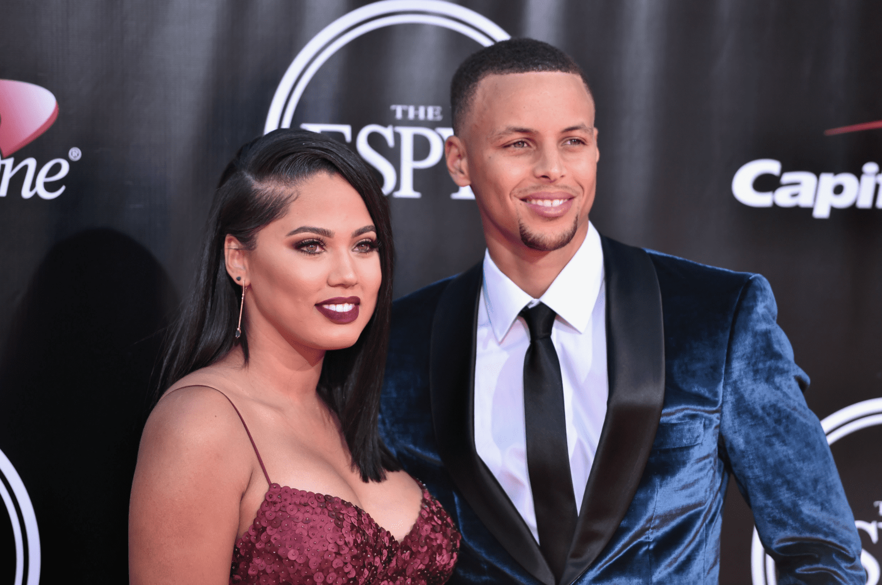 Stephen Curry and Ayesha Curry at the 2016 ESPYS at Microsoft Theater on July 13, 2016. | Source: Getty Images