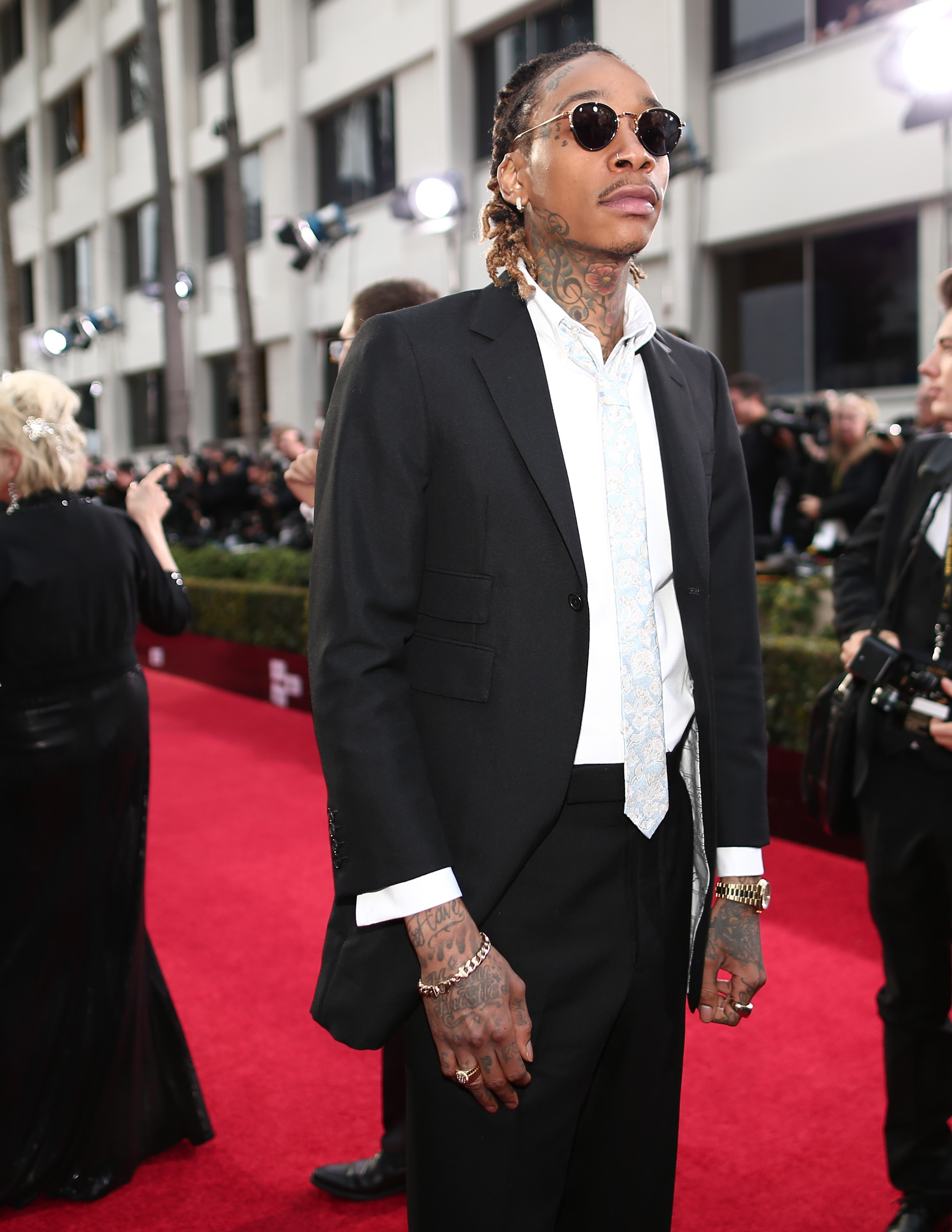 Wiz Khalifa during the 73rd Annual Golden Globe Awards on January 10, 2016. | Source: Getty Images