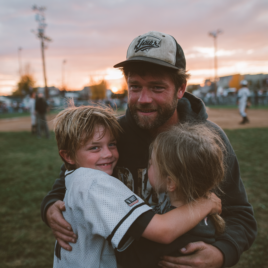 A family of three celebrating | Source: Midjourney