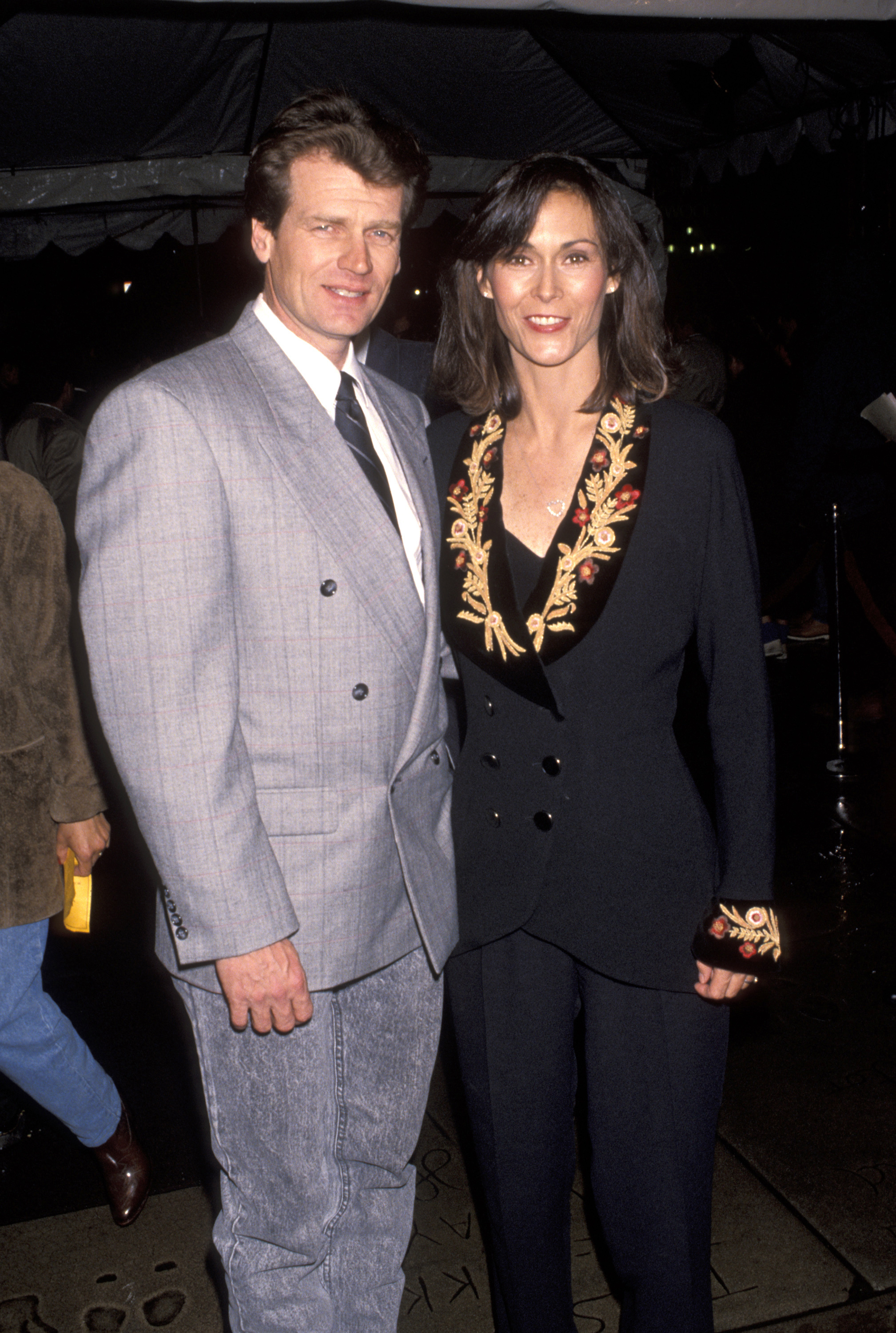 Tom Hart and Kate Jackson at the world premiere of "Nowhere to Run," 1993 | Source: Getty Images