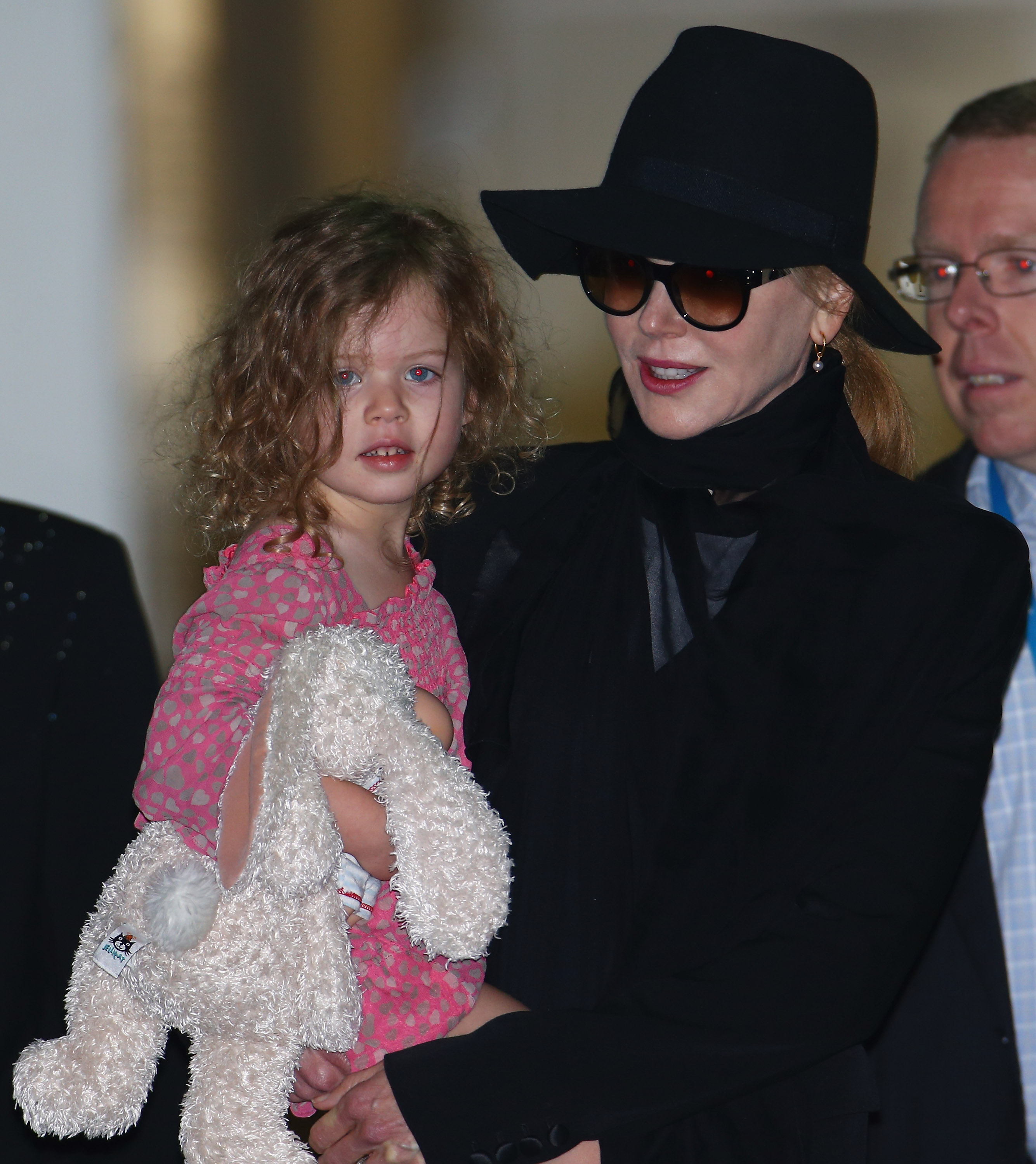 Nicole Kidman and Faith Margaret Kidman Urban at Sydney International Airport on June 11, 2014, in Australia. | Source: Getty Images