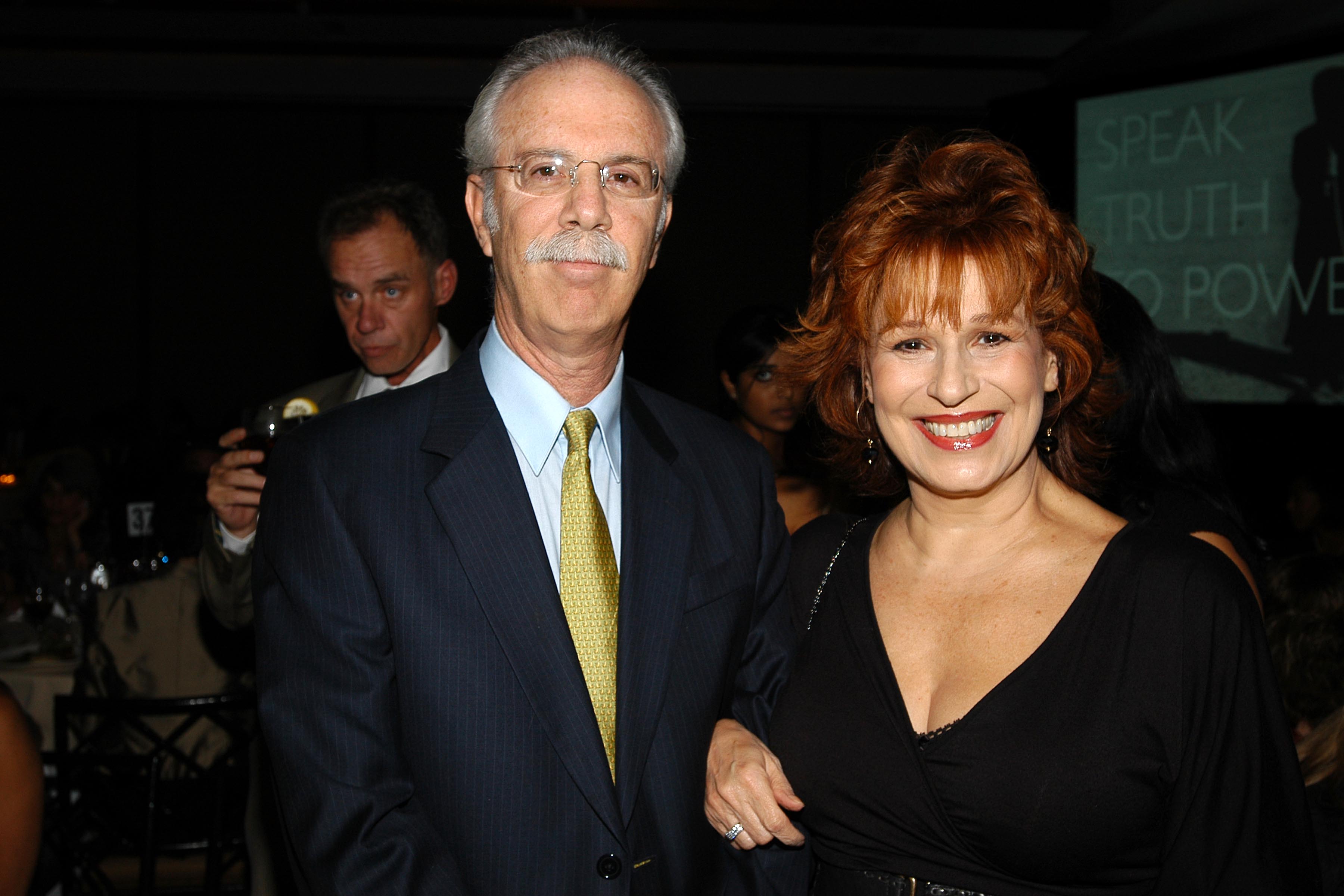 Steve Janowitz and Joy Behar on October 6, 2006, in New York City | Source: Getty Images