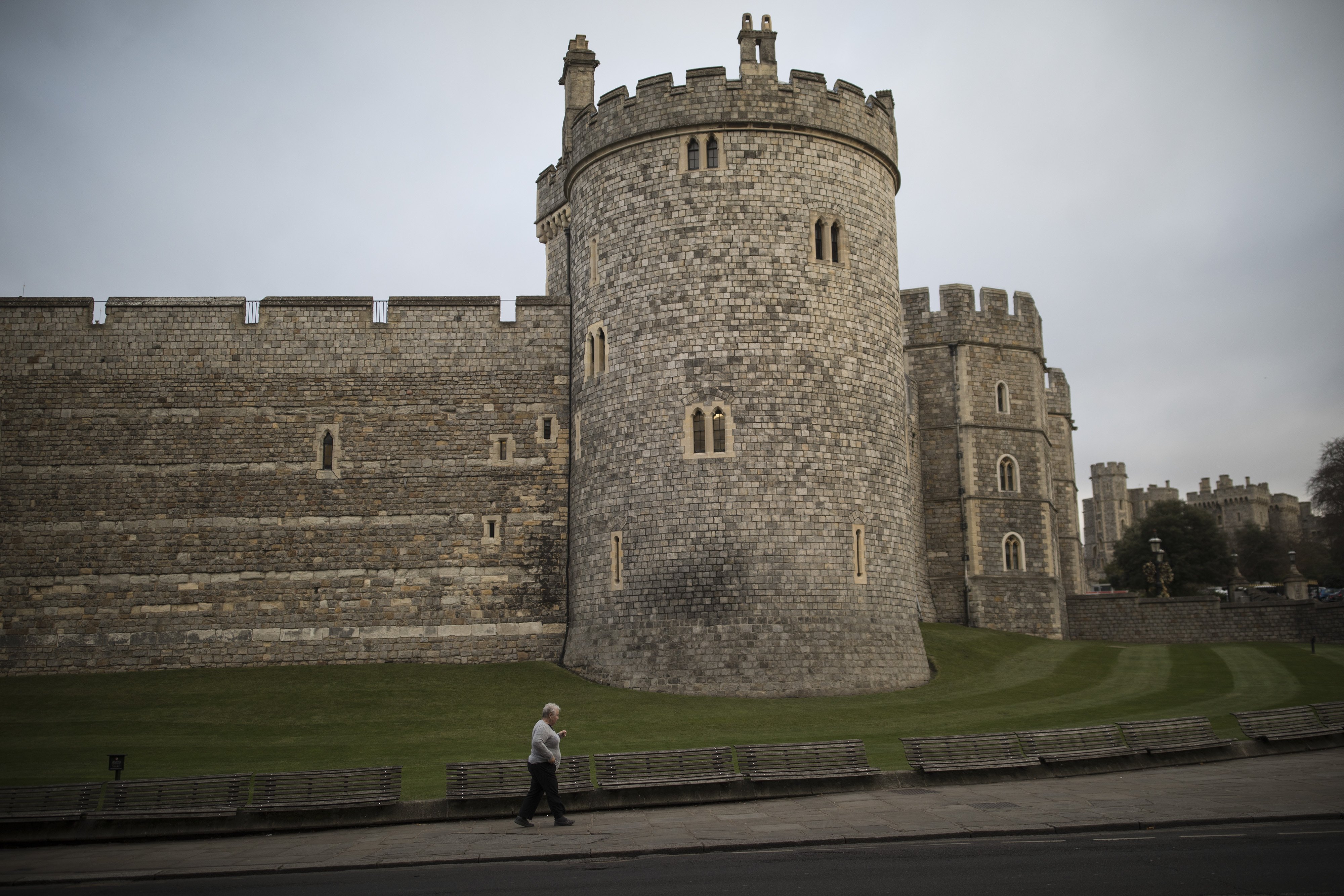 A view of Windsor Castle on November 29, 2017, in Windsor, England, where Prince Harry and Meghan Markle will marry in St George's Chapel in May 2018. | Source: Getty Images