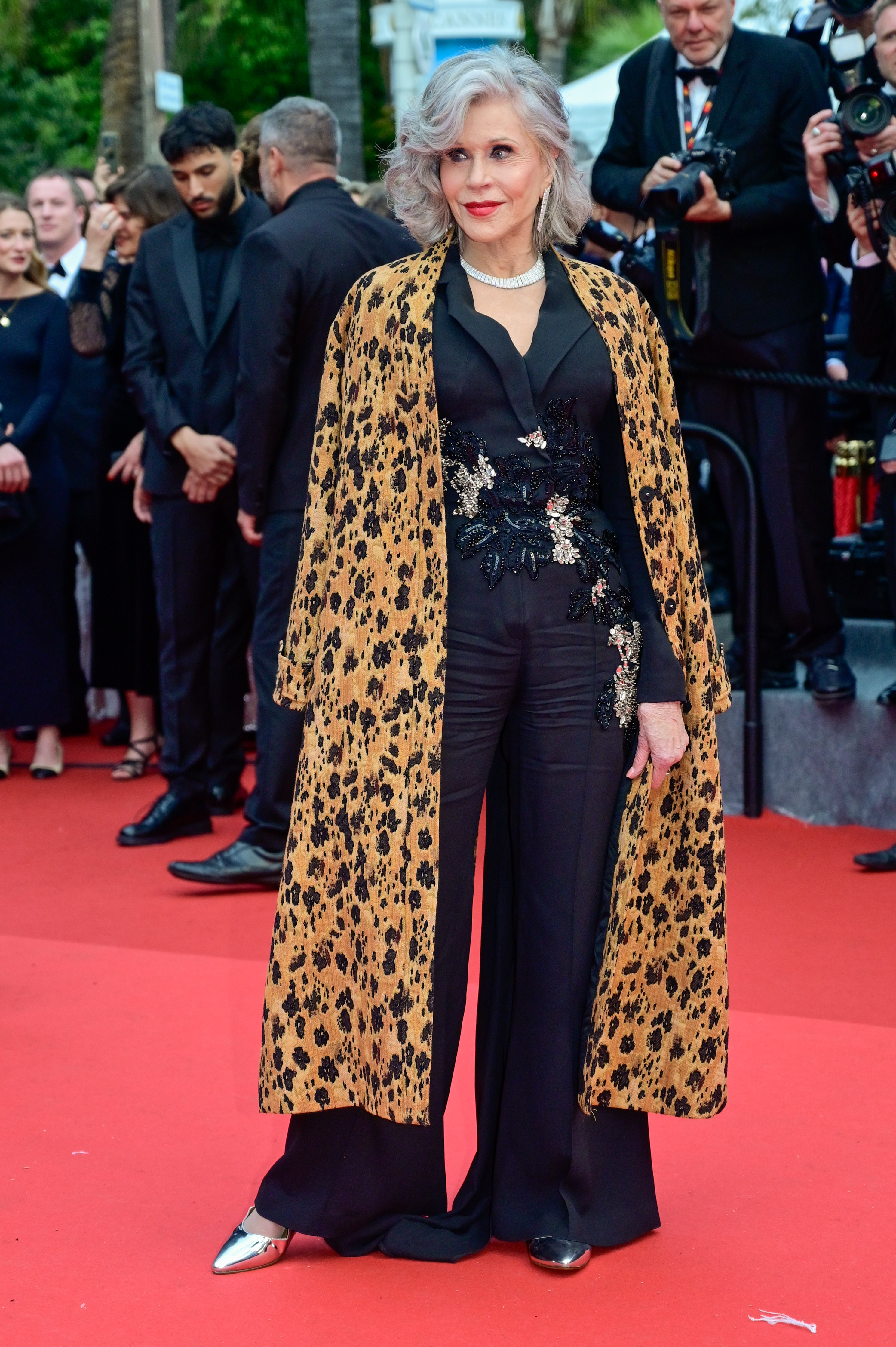 Jane Fonda at the "Le Deuxième Acte" ("The Second Act") screening & opening ceremony red carpet at the 77th annual Cannes Film Festival at Palais des Festivals on May 14, 2024 in Cannes, France | Source: Getty Images