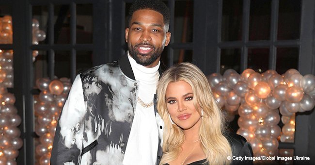 Tristan Thompson shares first picture with both daughter True and son Prince 