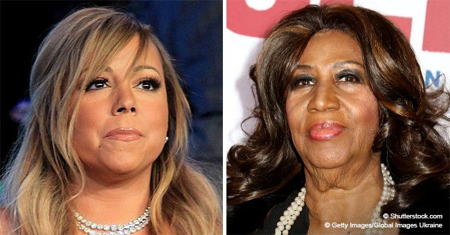 Mariah Carey & other celebrities send prayers to 'gravely ill' Aretha Franklin