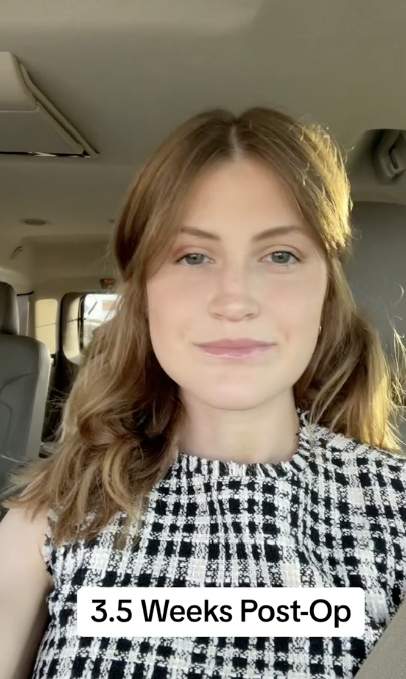 Virginia Elder sits in her car, confident and glowing. | Source: TikTok/virginiaeelder