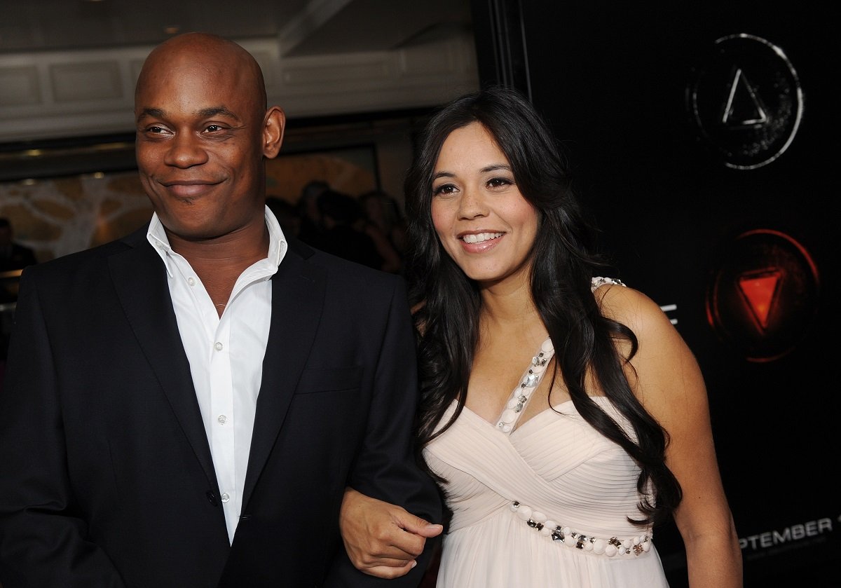 Bokeem Woodbine and his wife, Mahiely Woodbine, in West Hollywood on September 15, 2010. | Source: Getty Images 