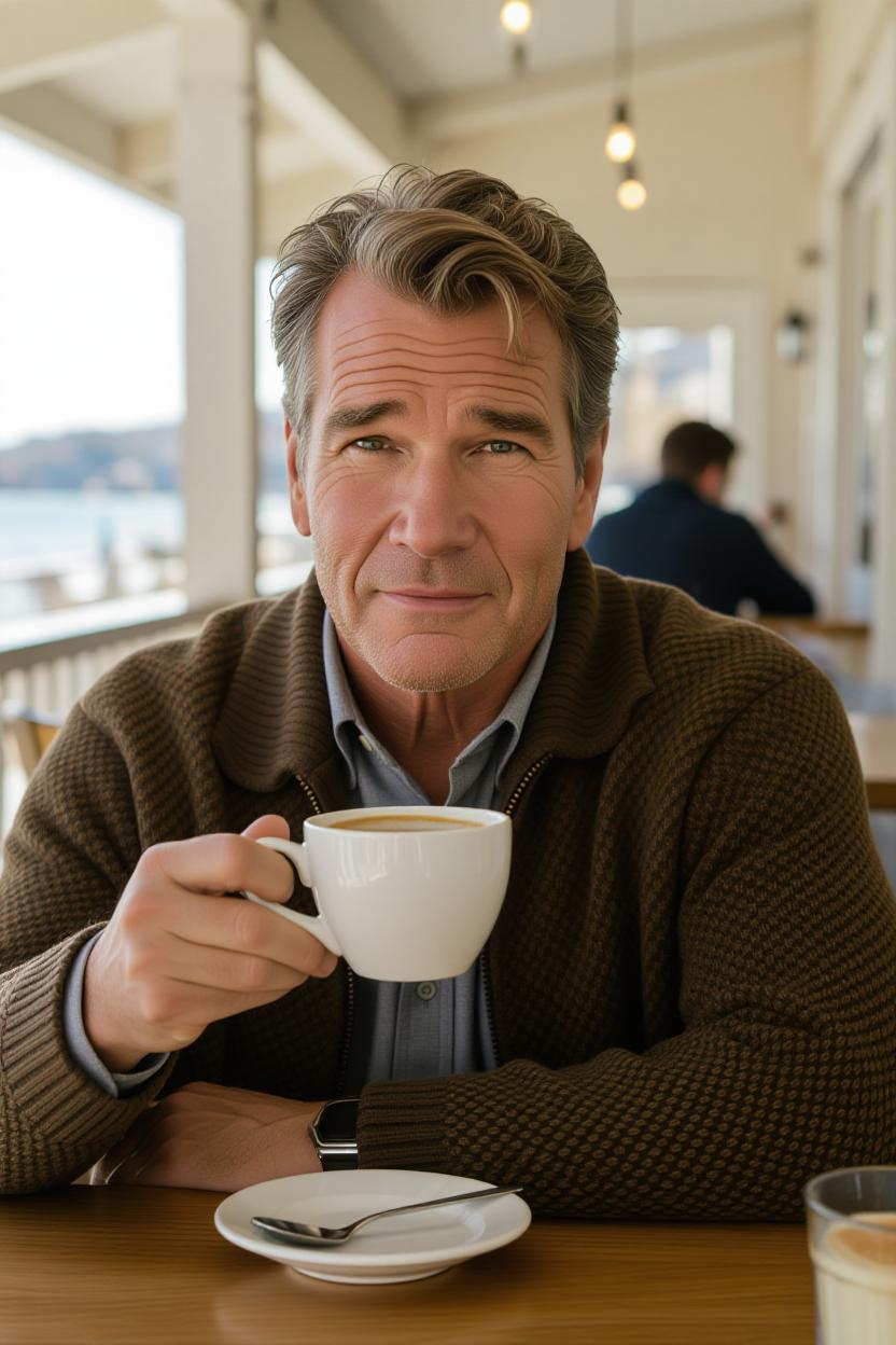 AI offers a glimpse into an older, modern-day Patrick Swayze. | Source: Grok