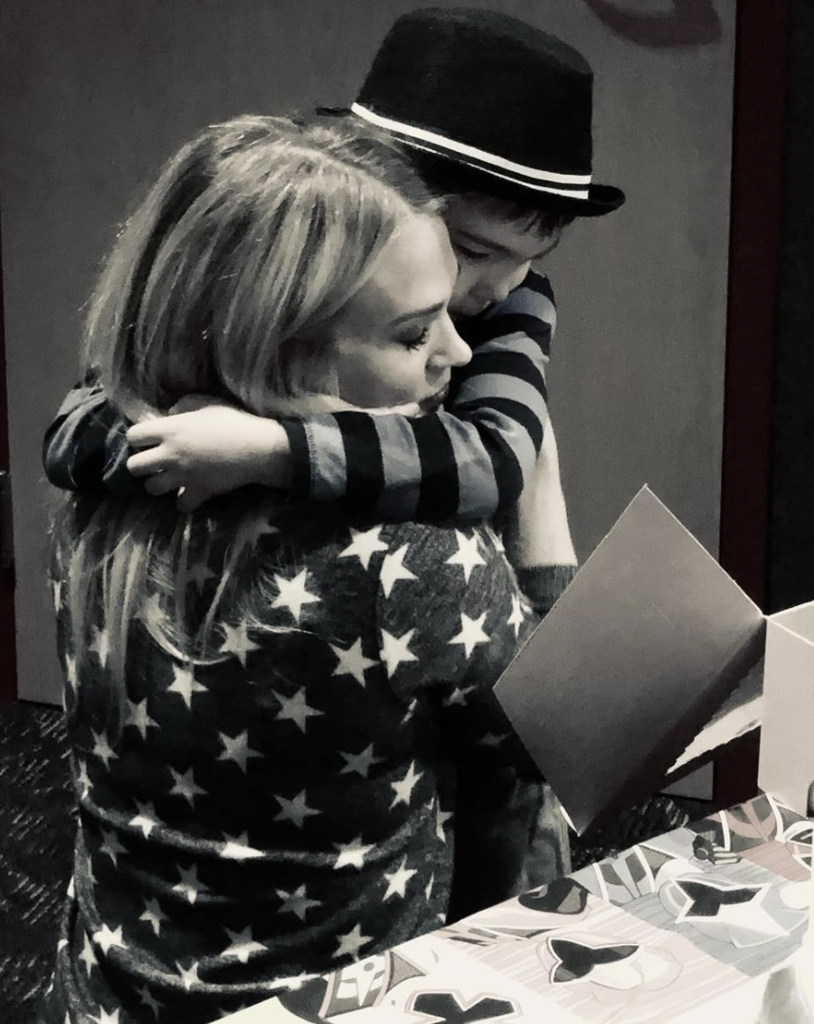 Carrie Underwood embracing her son Isaiah Fisher, dated February 2021 | Source: Instagram/carrieunderwood