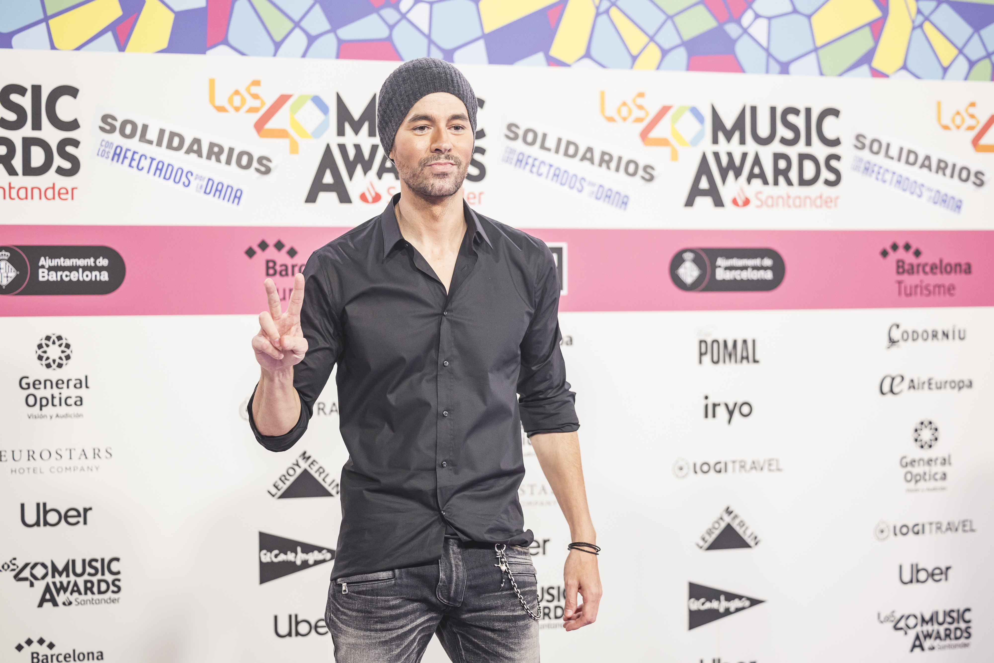 Enrique Iglesias attends the LOS40 Music Awards Santander at Palau Sant Jordi in Barcelona, Spain on November 8, 2024 | Source: Getty Images