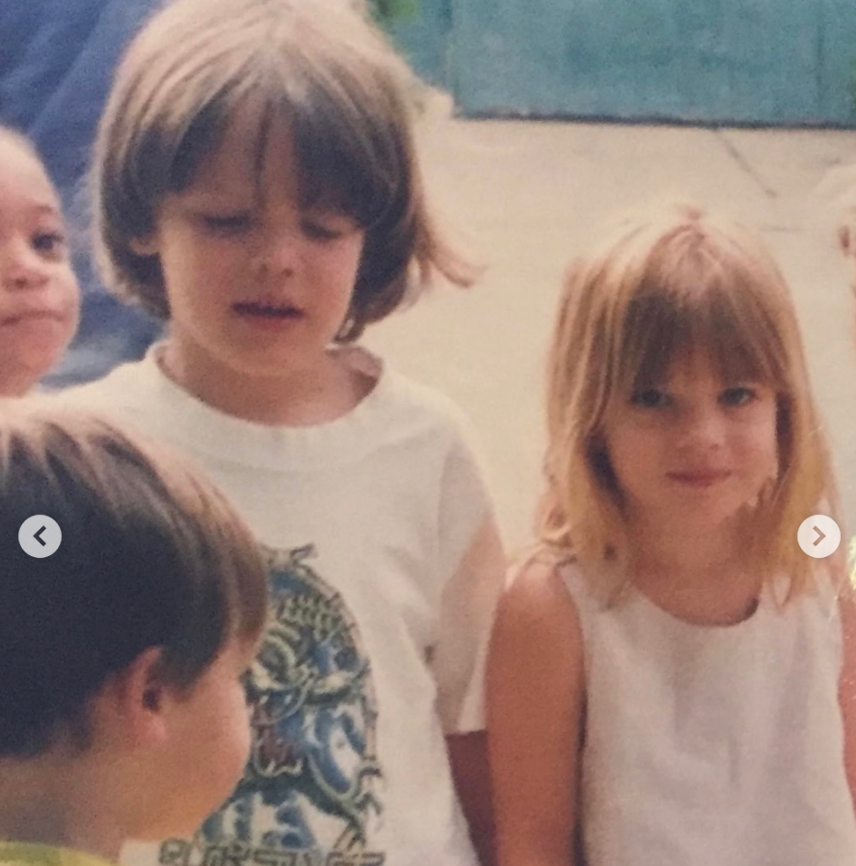 Little Stella Banderas and Alex Gruszynski are standing close together, as seen in a post dated August 20, 2024 | Source: Instagram/stellabanderasgriffith