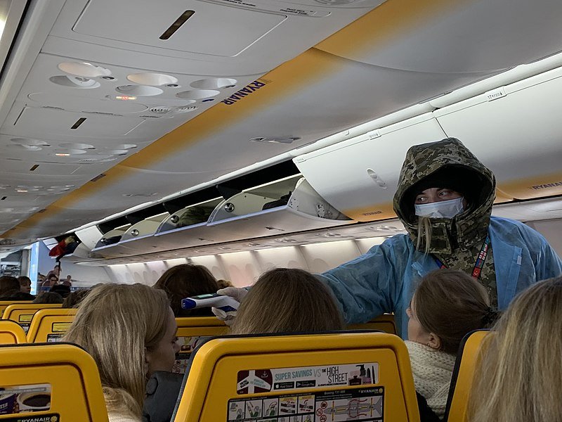 Miden temperatura a mujer en un vuelo. | Foto: Wikipedia