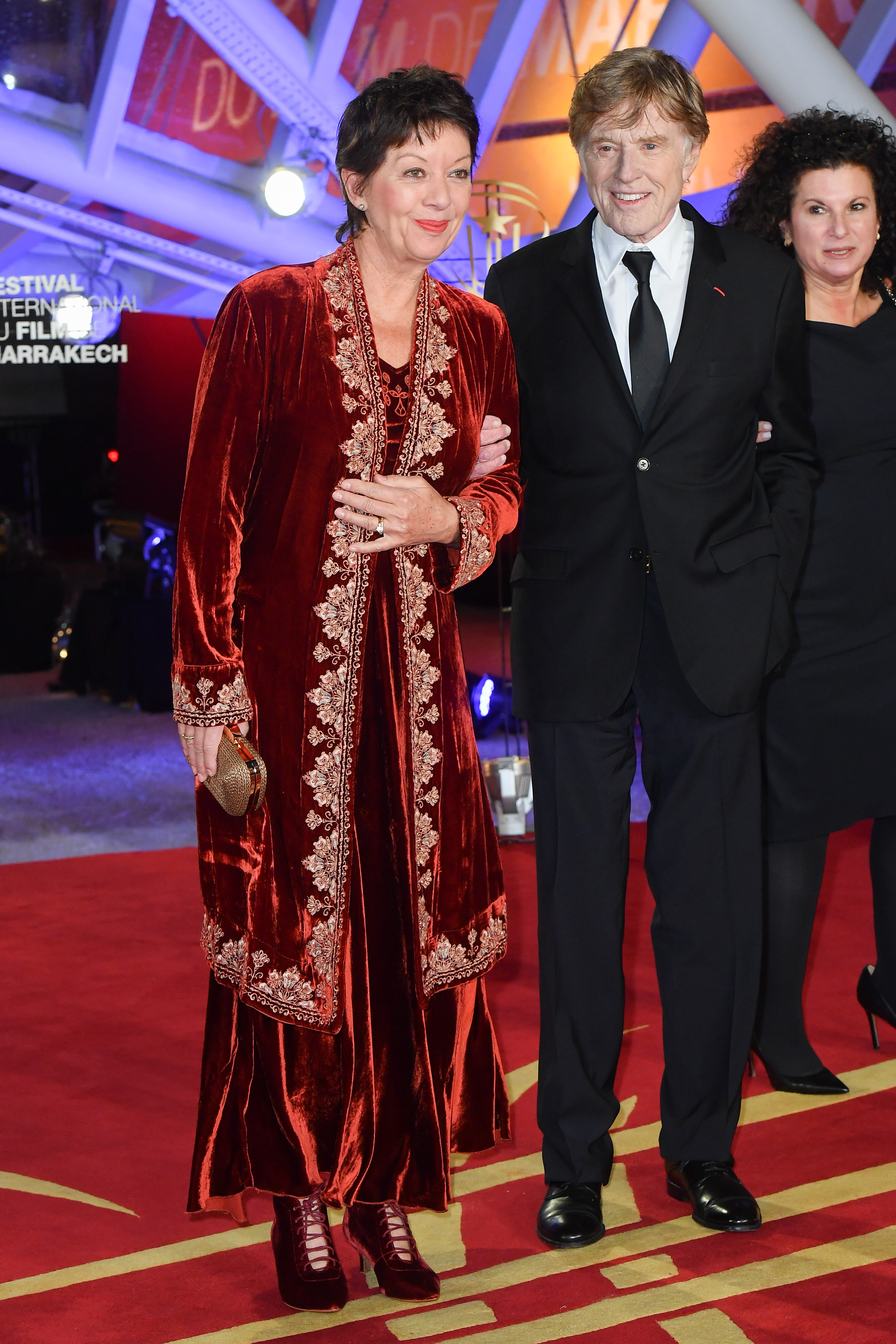 Sibylle Szaggars and Robert during the 18th Marrakech International Film Festival on December 6, 2019, in Marrakech, Morocco. | Source: Getty Images