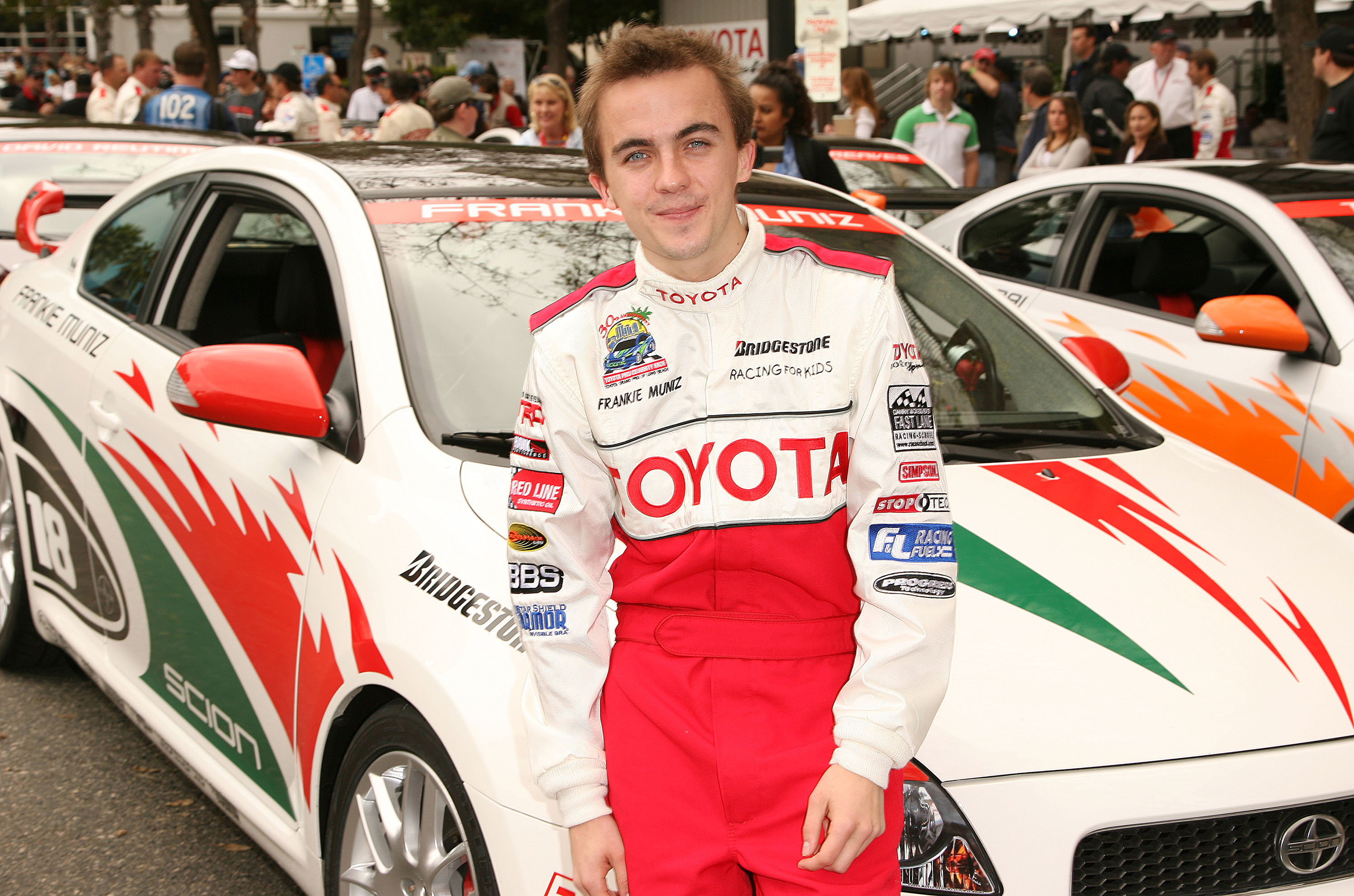 Frankie Muniz at the 30th Anniversary Toyota Pro/Celebrity Race event on April 7, 2006, in Long Beach, California. | Source: Getty Images