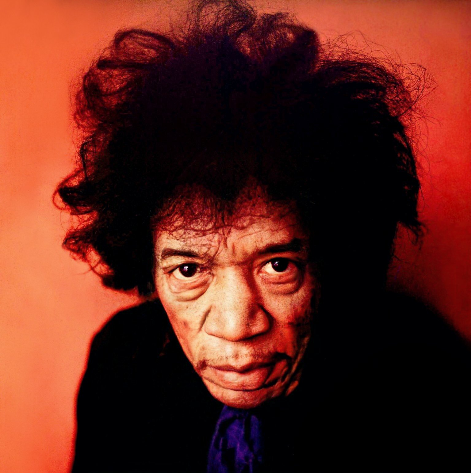 Jimi Hendrix, wie er in seinen 70er Jahren ausgesehen haben könnte | Quelle: Getty Images