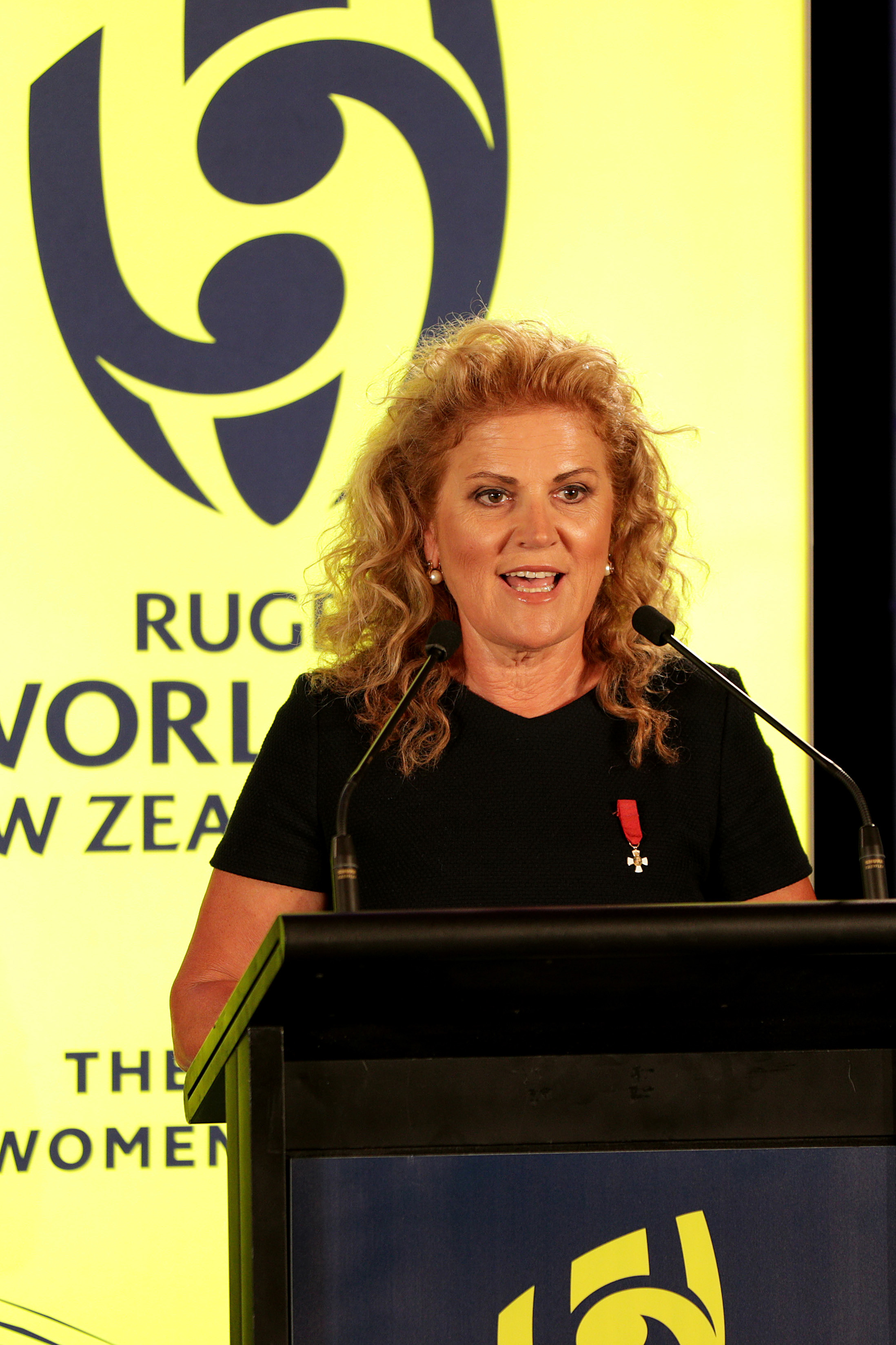 Julie Christie speaks during the 2021 Rugby World Cup Launch Event on February 4, 2020 | Source: Getty Images