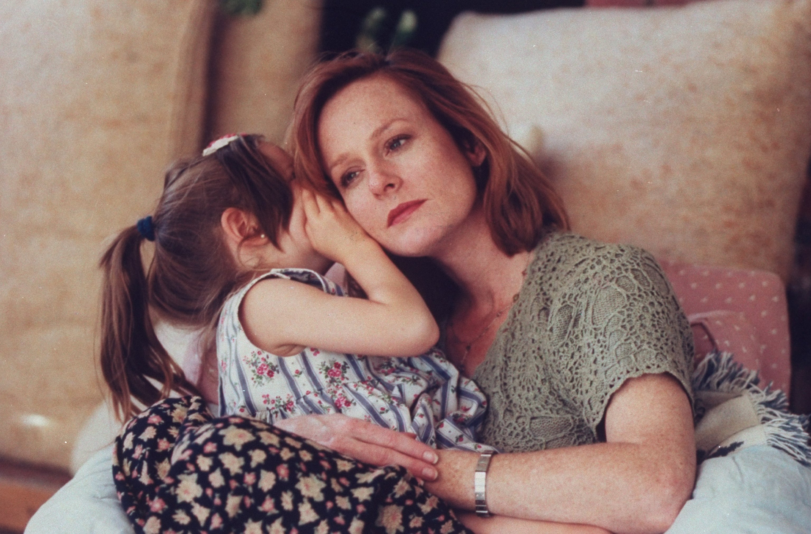 Actress Mary McDonough with her daughter Sydnee, circa 1997 | Source: Getty Images