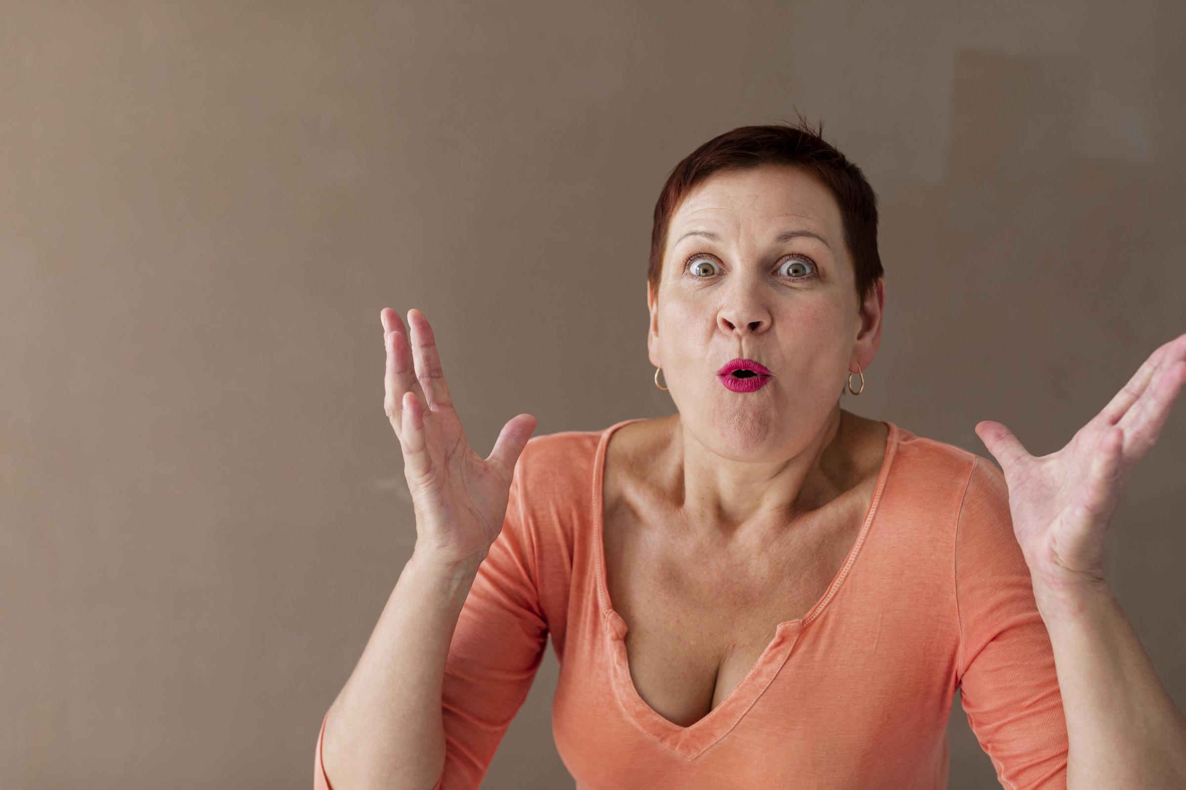 An angry middle-aged woman | Source: Freepik