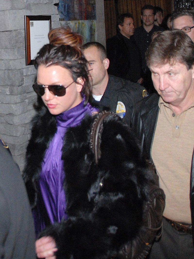 Britney Spears and her father Jamie Spears on February 23, 2008 in Beverly Hills, California | Photo: Getty Images