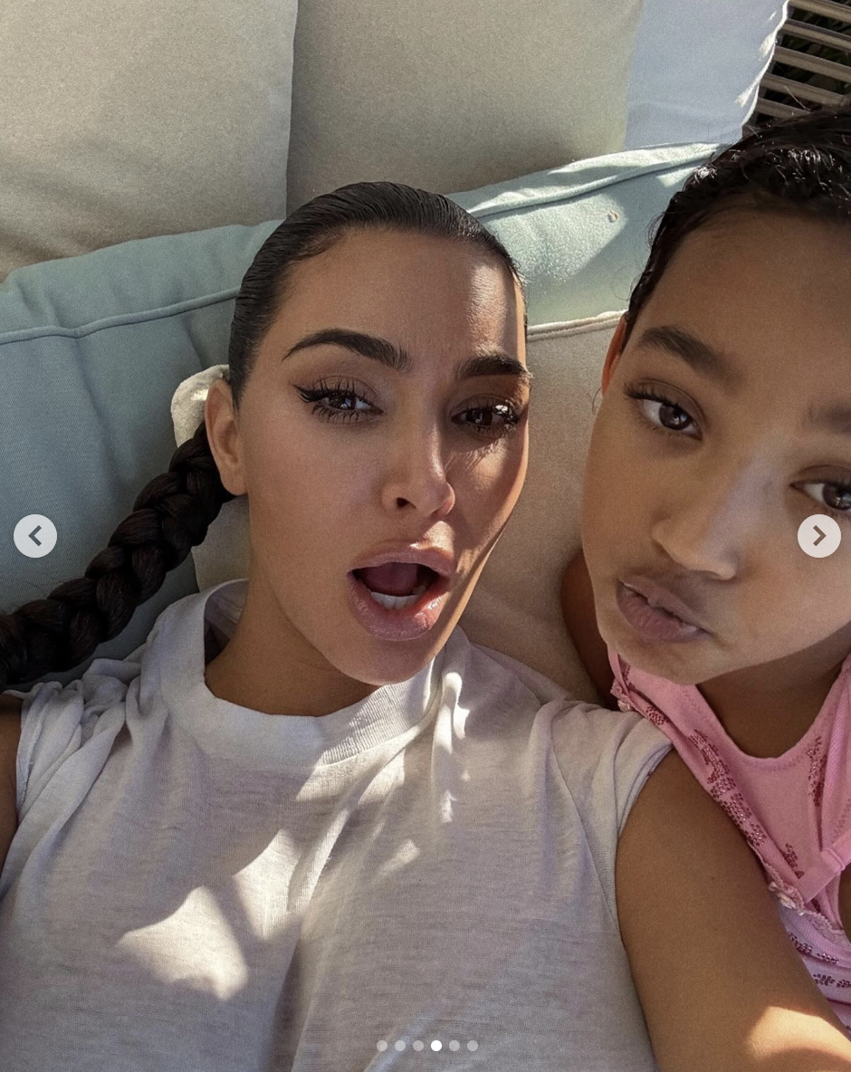 Kim Kardashian clicks a selfie with her daughter Chicago West to wish her on her birthday, dated January 15, 2025 | Source: Instagram/kimkardashian