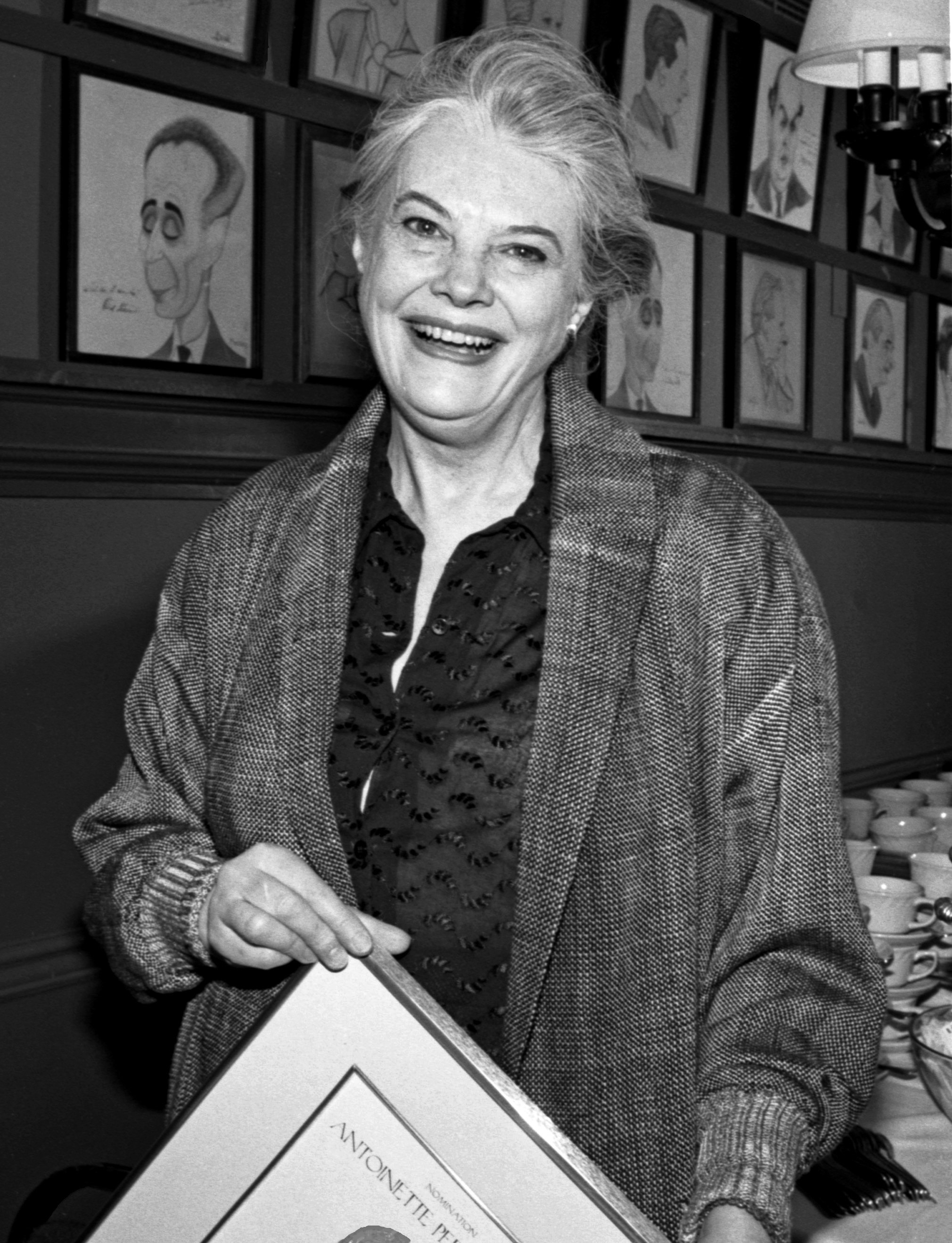 Lois Smith posing for a photo at the Tony Award Nominations in New York City in 1996 | Source: Getty Images