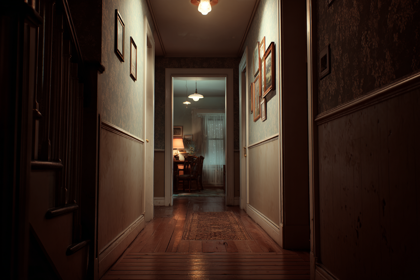 The hallway of a house | Source: Midjourney