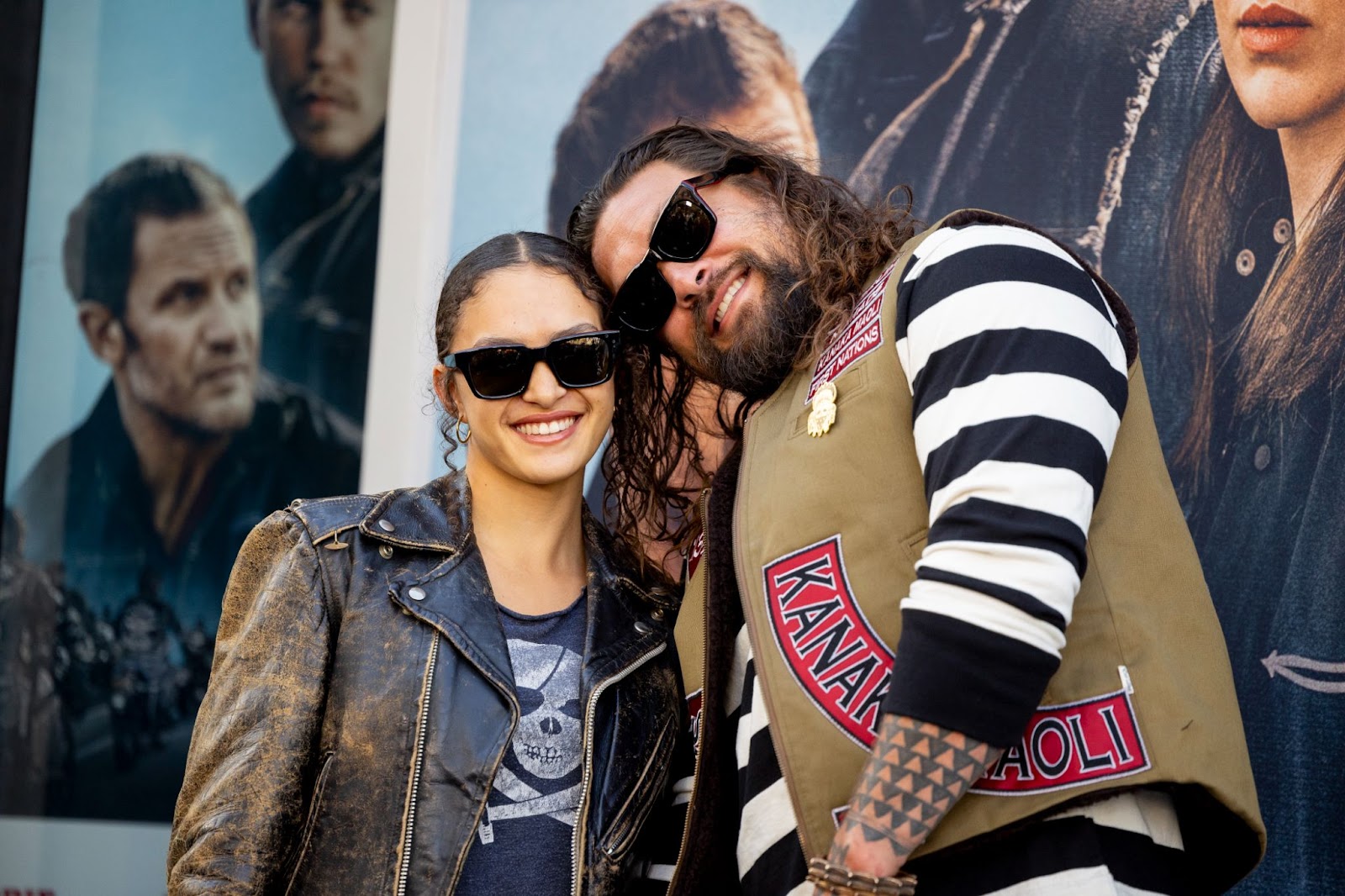 Lola Lolani and Jason Momoa at the premiere of "The Bikeriders" on June 17, 2024. Jason shared a fun, casual moment with his daughter as they supported the film, showcasing their close bond. | Source: Getty Images