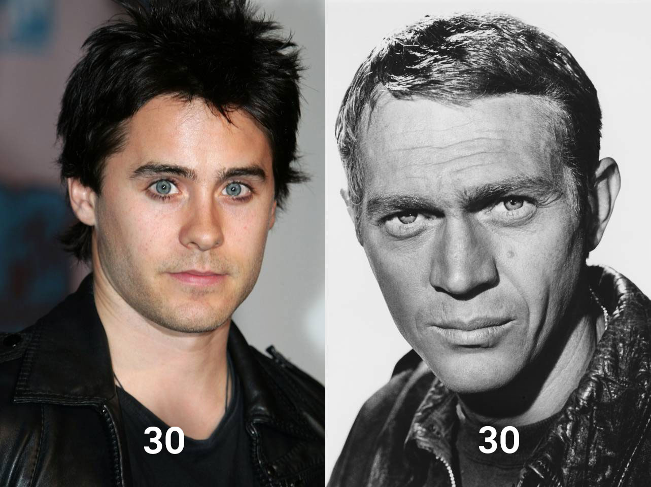 Jared Leto [Left]. Steve McQueen [Right] | Source: Getty Images