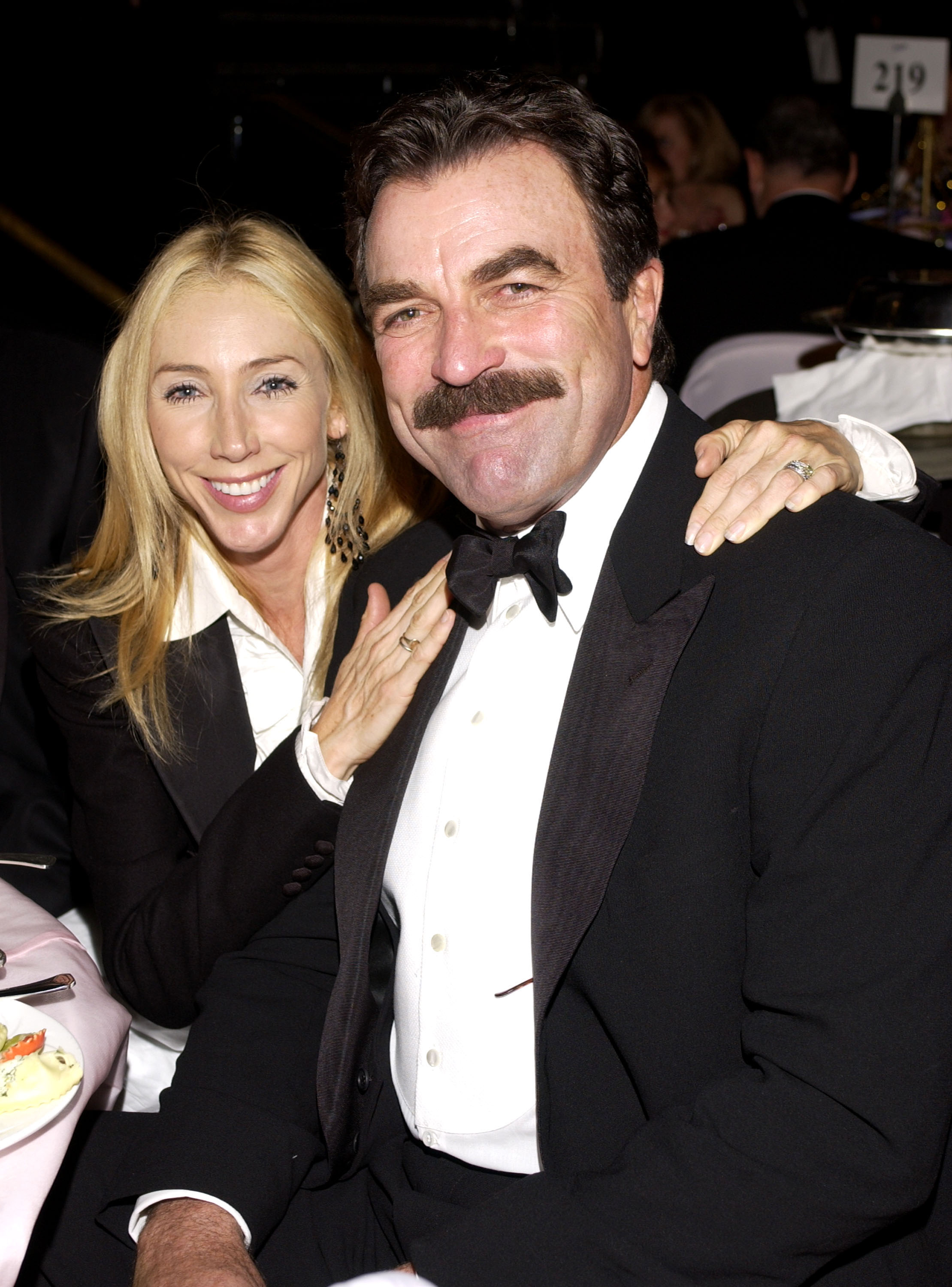 Tom Selleck and Jillie Mack at The 15th Carousel Of Hope Ball - Show and Audience on October 15, 2002. | Source: Getty Images