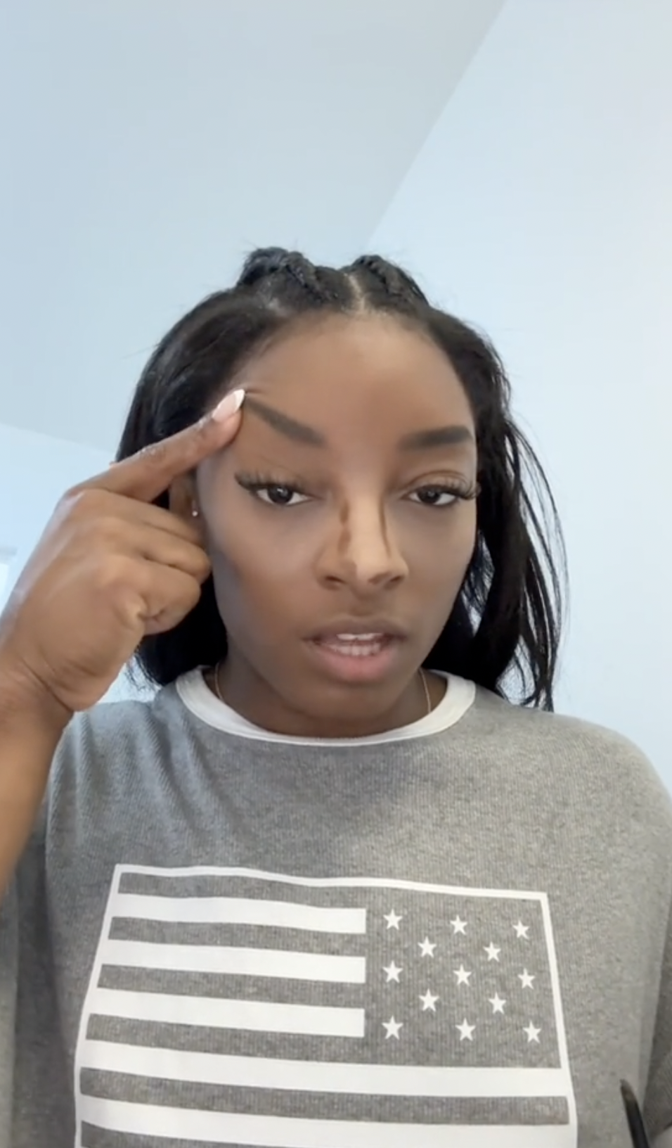 Simone Biles talking about getting Botox in a post uploaded on August 1, 2024 | Source: TikTok/simonebilesowens