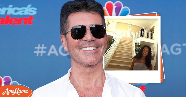 Simon Cowell at the "America's Got Talent" season 15 Kickoff at Pasadena Civic Auditorium on March 4, 2020, in California, and him showing off his Los Angeles home on "MTV Cribs" in 2002 | Photos: Tibrina Hobson/WireImage/Getty Images & YouTube/MTV Vault