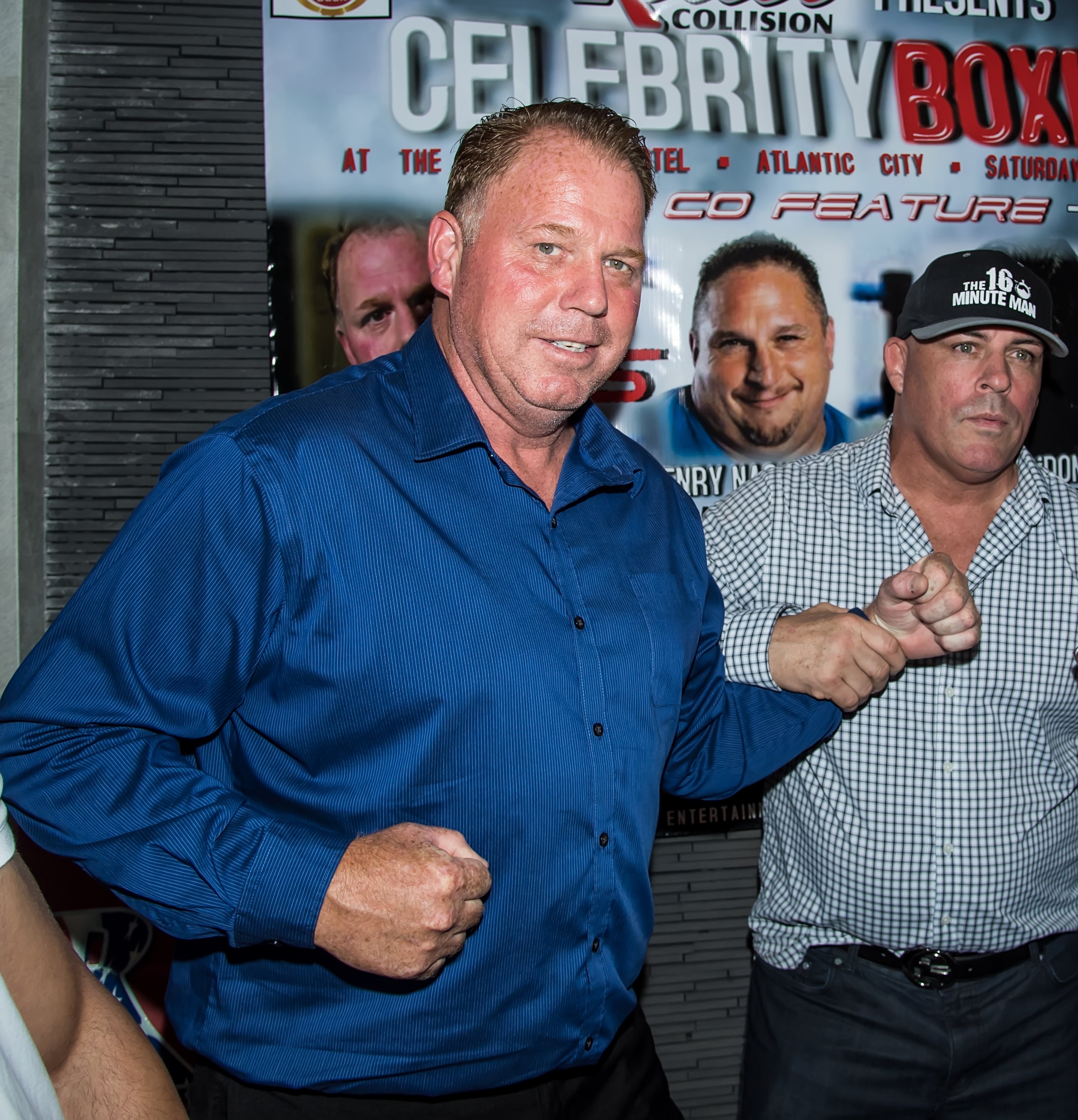 Thomas Markle Jr. and celebrity boxing promoter Damon Feldman at the Rocco's Collision Presents Celebrity Boxing 68 on May 15, 2019, in Philadelphia, Pennsylvania. | Source: Getty Images